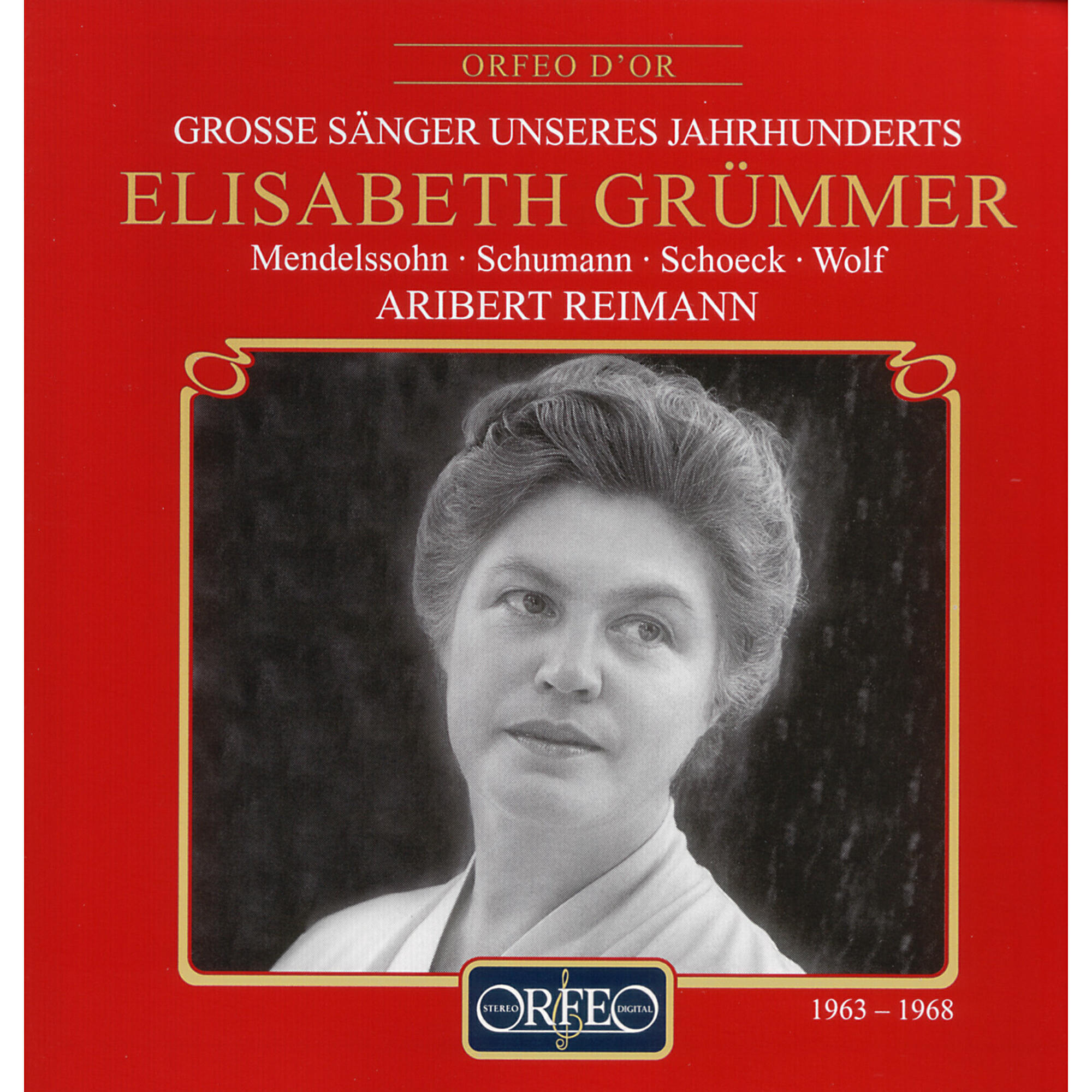 Релиз Mendelssohn, Schumann, Schoeck & Wolf: Lieder