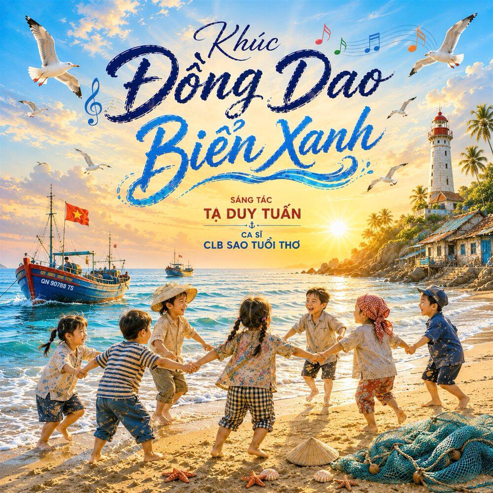 Релиз Khúc Đồng Dao Biển Xanh