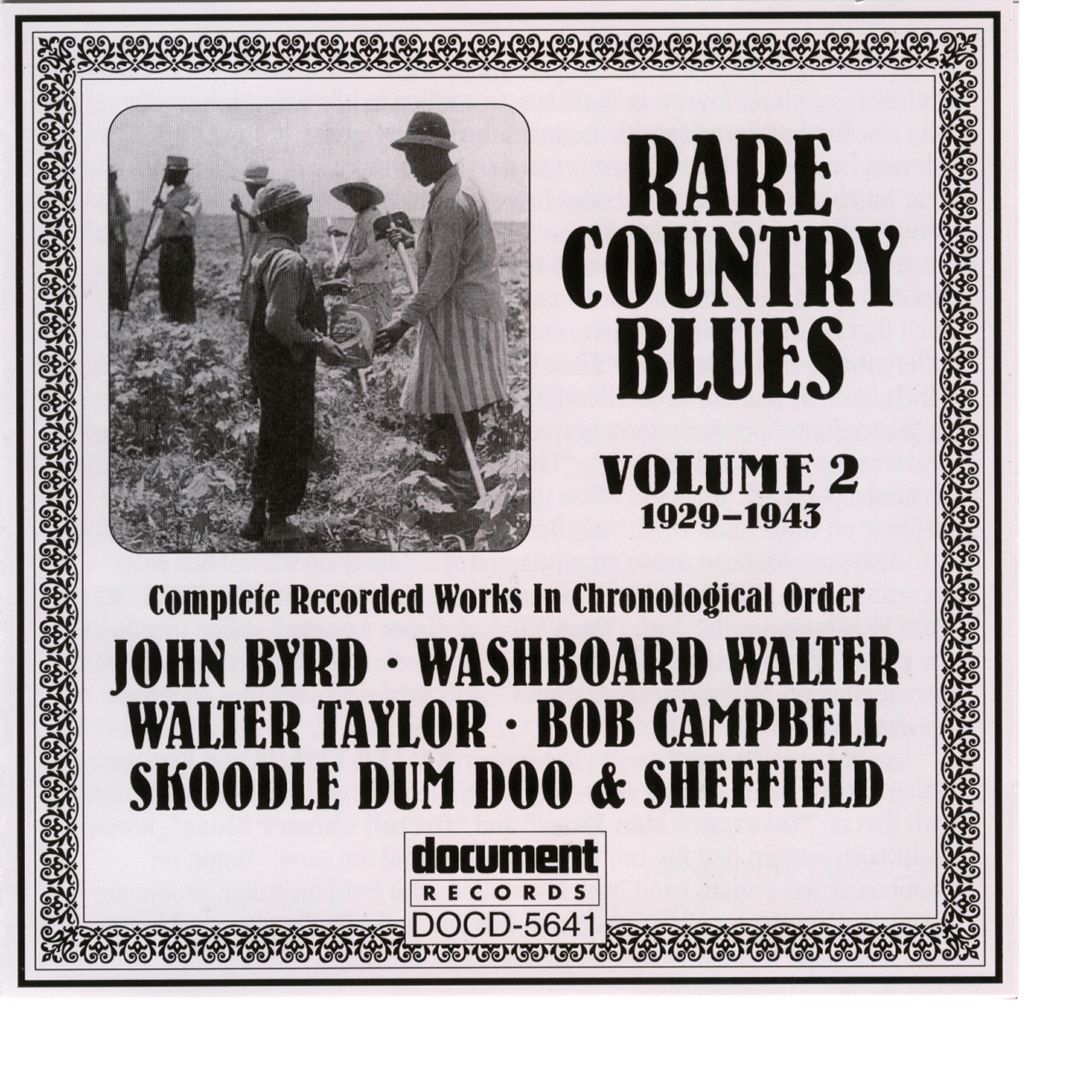 Релиз Rare Country Blues Vol. 2 (1929-1943)
