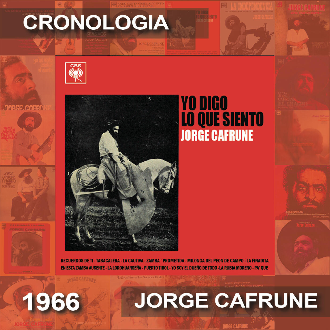 Релиз Jorge Cafrune Cronología -  Yo Digo Lo Que Siento (1966)