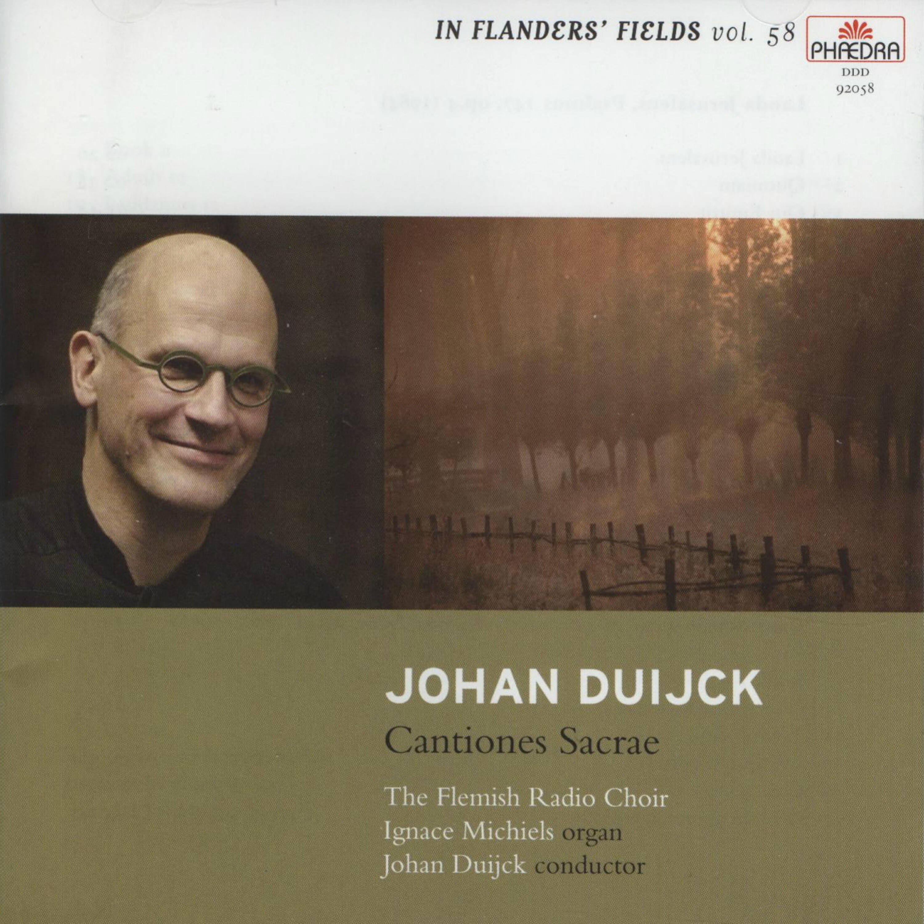 Релиз In Flanders' Fields Vol. 58: Johan Duijck - Cantiones Sacrae
