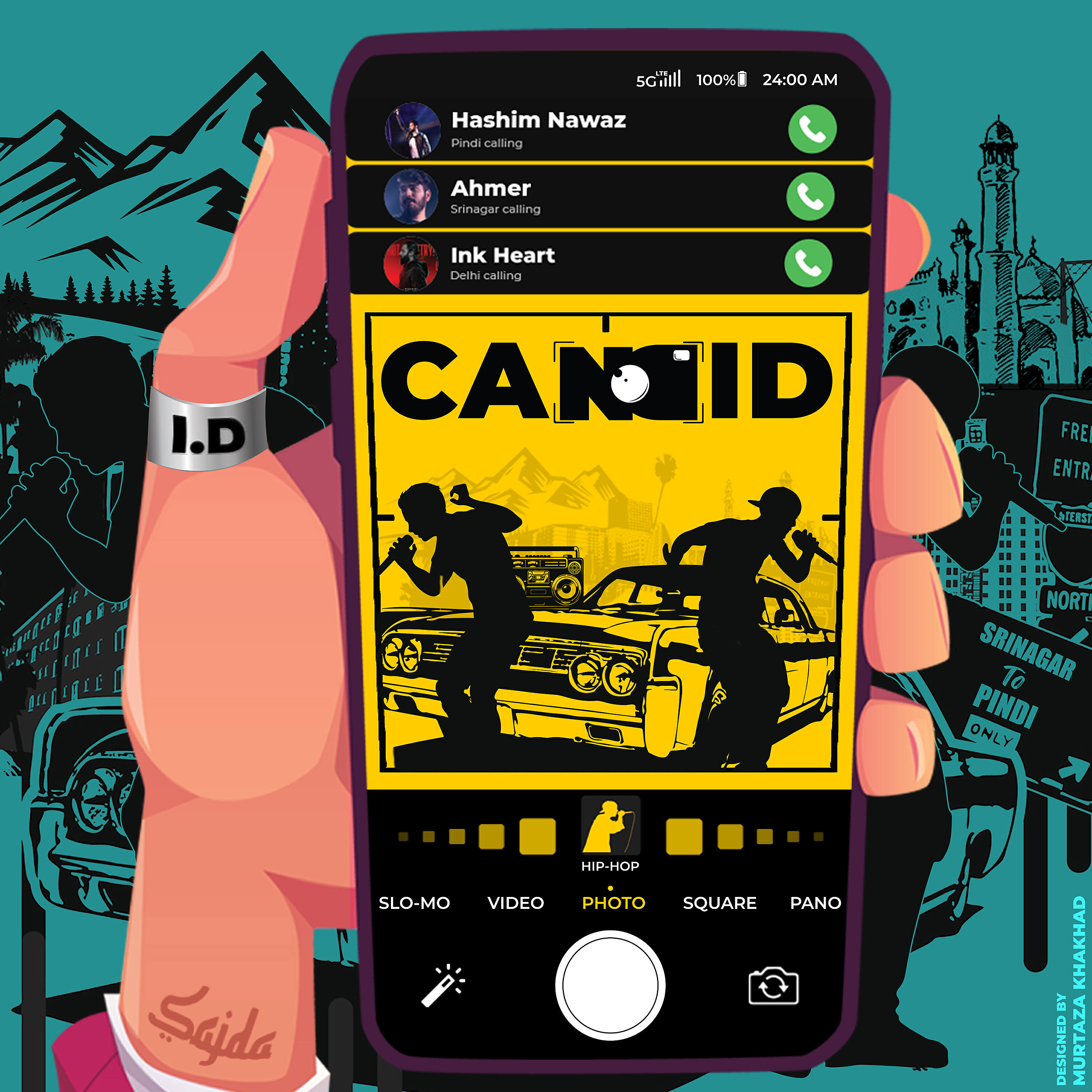 Скачать песню Ink Heart, Hashim Nawaz, Ahmer - Candid бесплатно в MP3 для Android и iOS