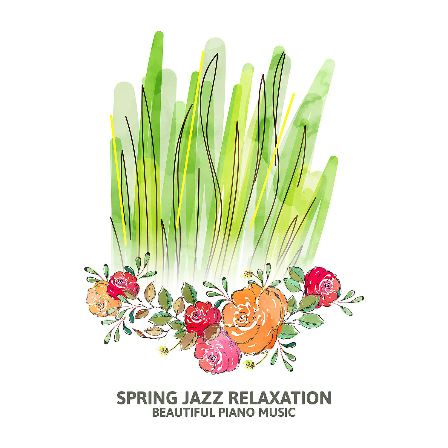 Релиз Spring Jazz Relaxation: Beautiful Piano Music - New Beginning with the Spring Arrival, Bodily and Mentally Rebirth