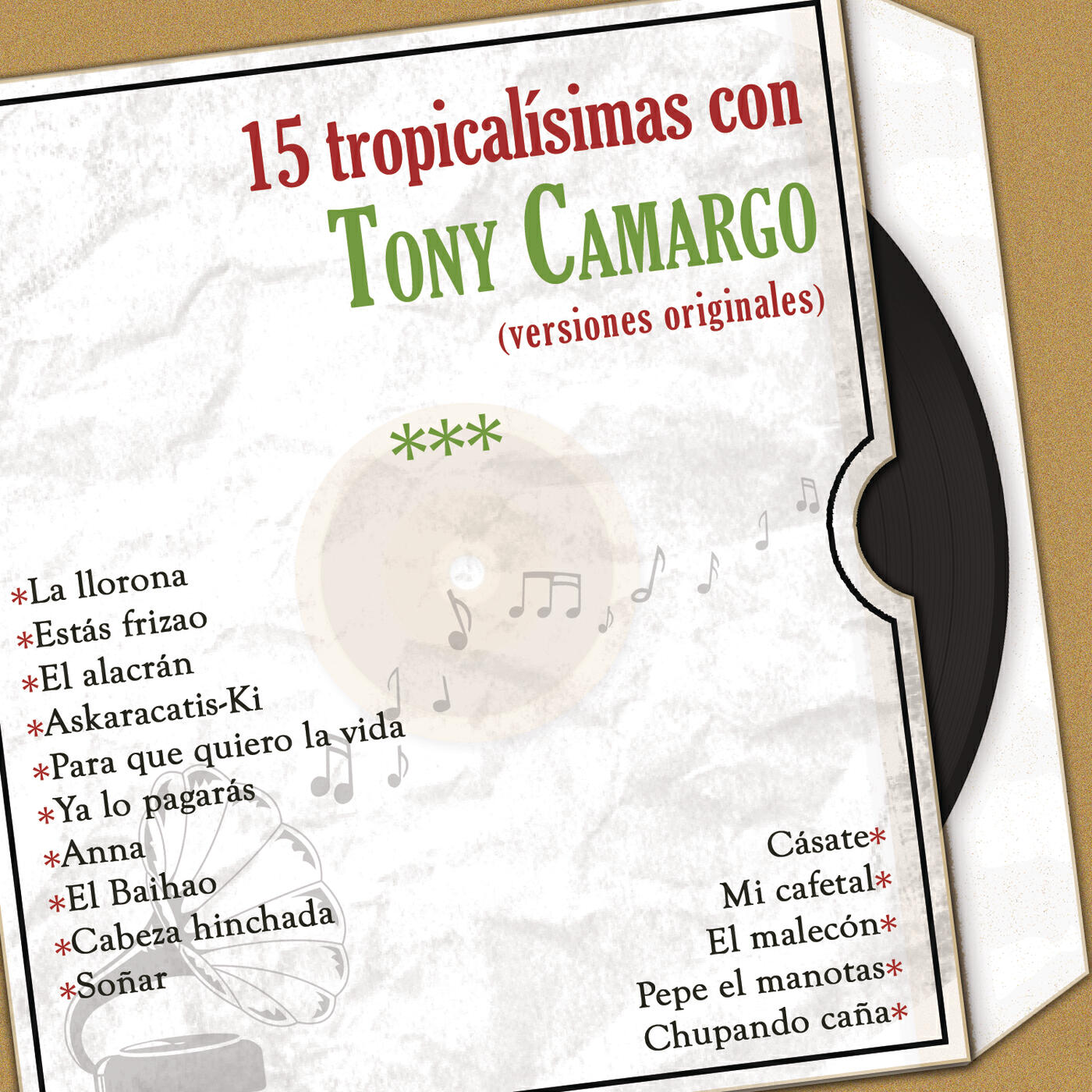 Релиз 15 Tropicalísimas Con Tony Camargo (Versiones Originales)