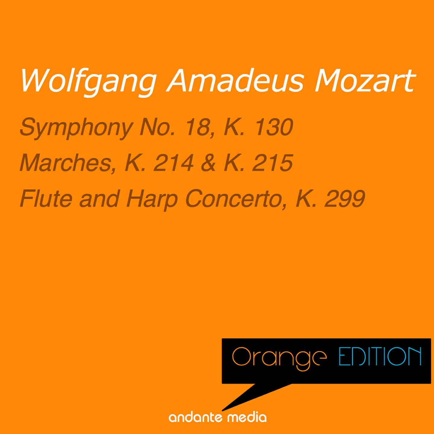 Релиз Orange Edition - Mozart: Symphony No. 18, K. 130 & Flute and Harp Concerto, K. 299