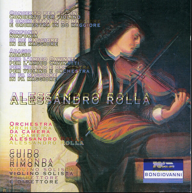 Релиз Rolla: Violin Concerto in C Major - Adagio per l'amico Cavinatti - Sinfonia in D Major
