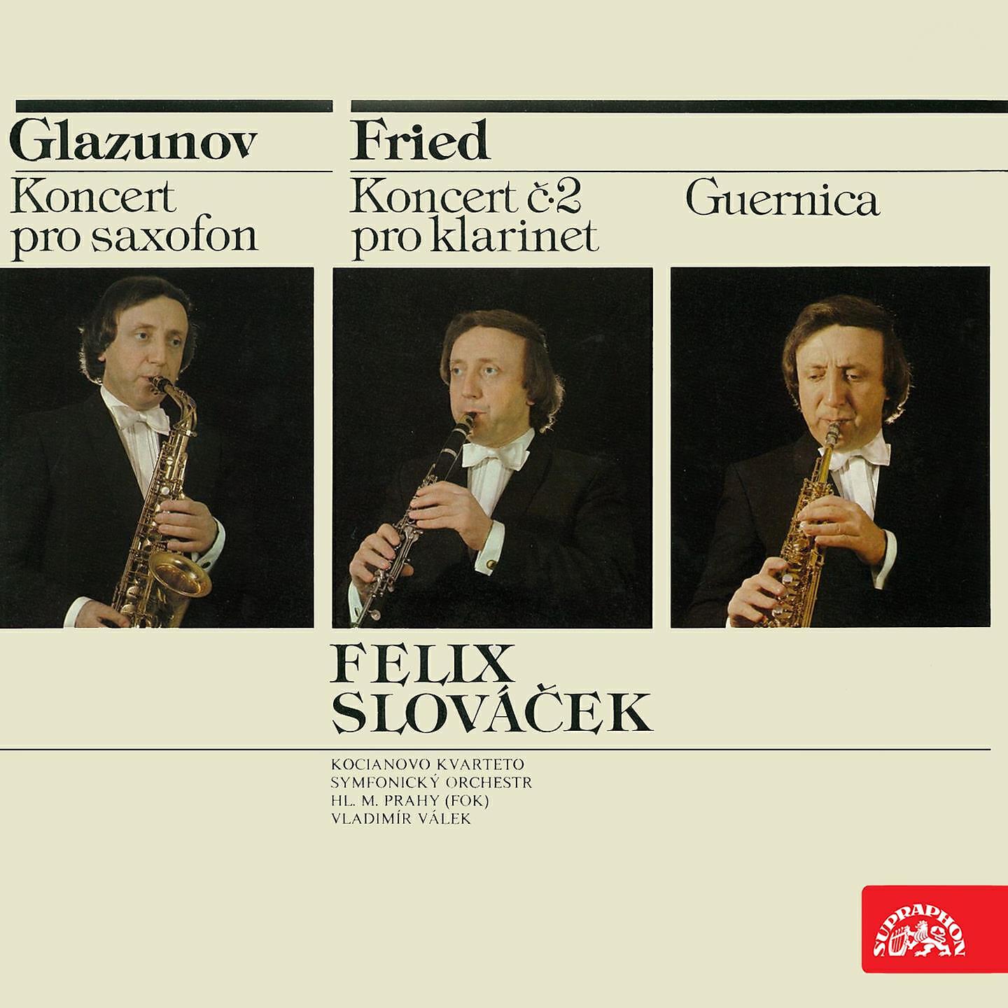 Релиз Glazunov: Saxophone Concerto - Fried: Guernica, Clarinet Concerto