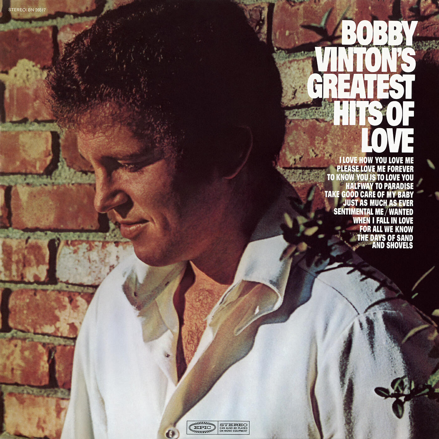 Релиз Bobby Vinton's Greatest Hits of Love