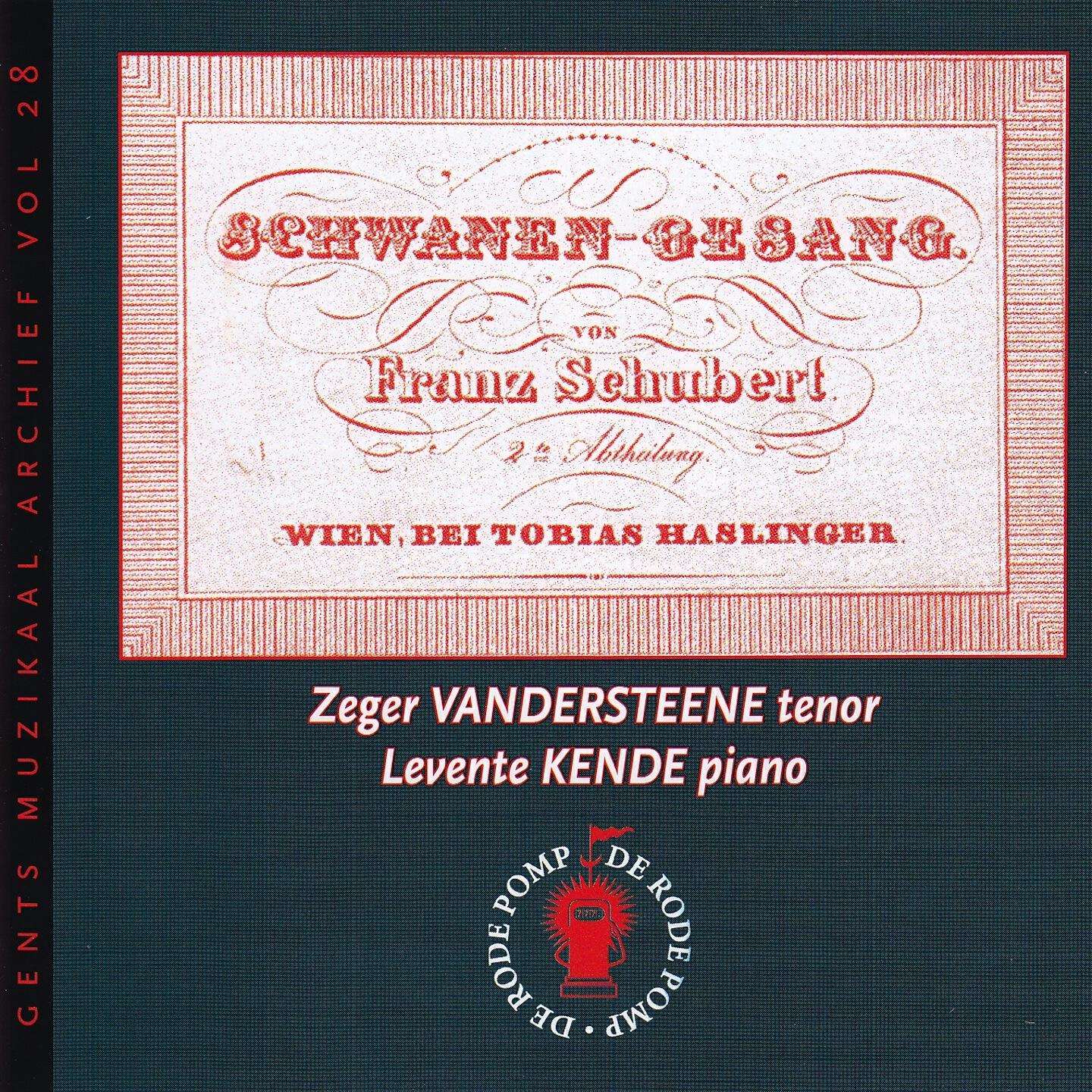 Релиз Schubert : le chant du cygne