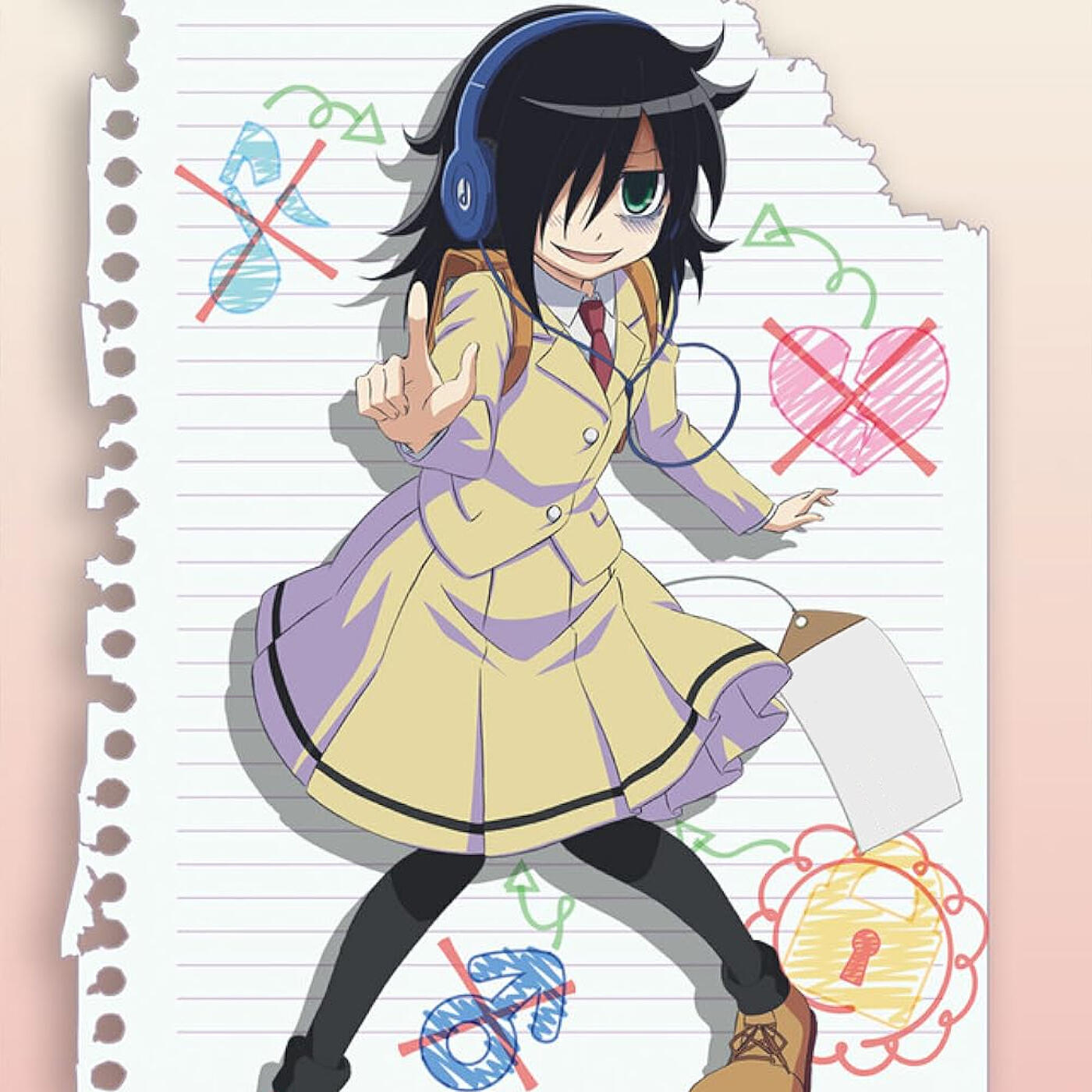 Релиз watamote ending