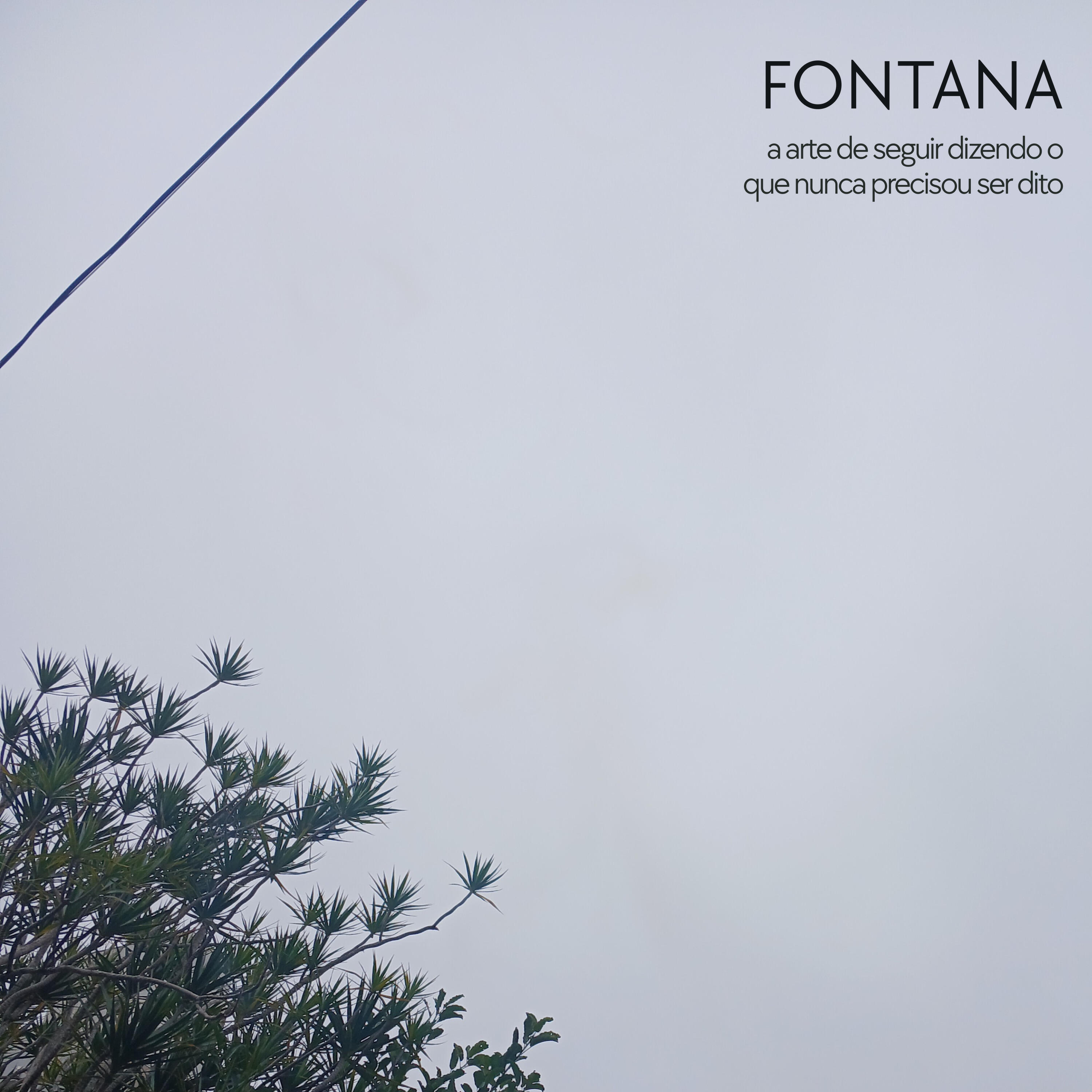 Релиз A Arte de Seguir Dizendo o Que Nunca Precisou Ser Dito