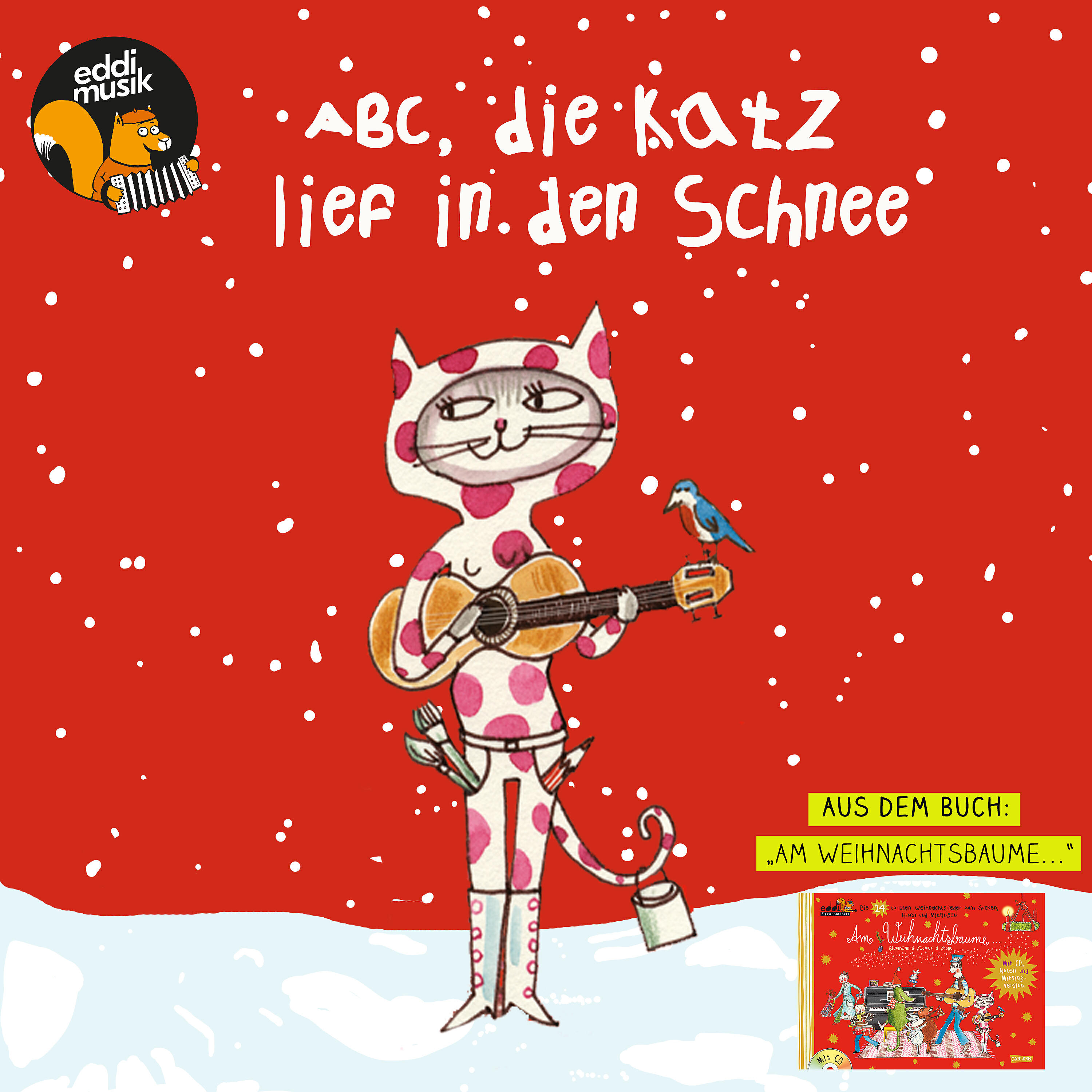 Релиз A B C, die Katz lief in den Schnee