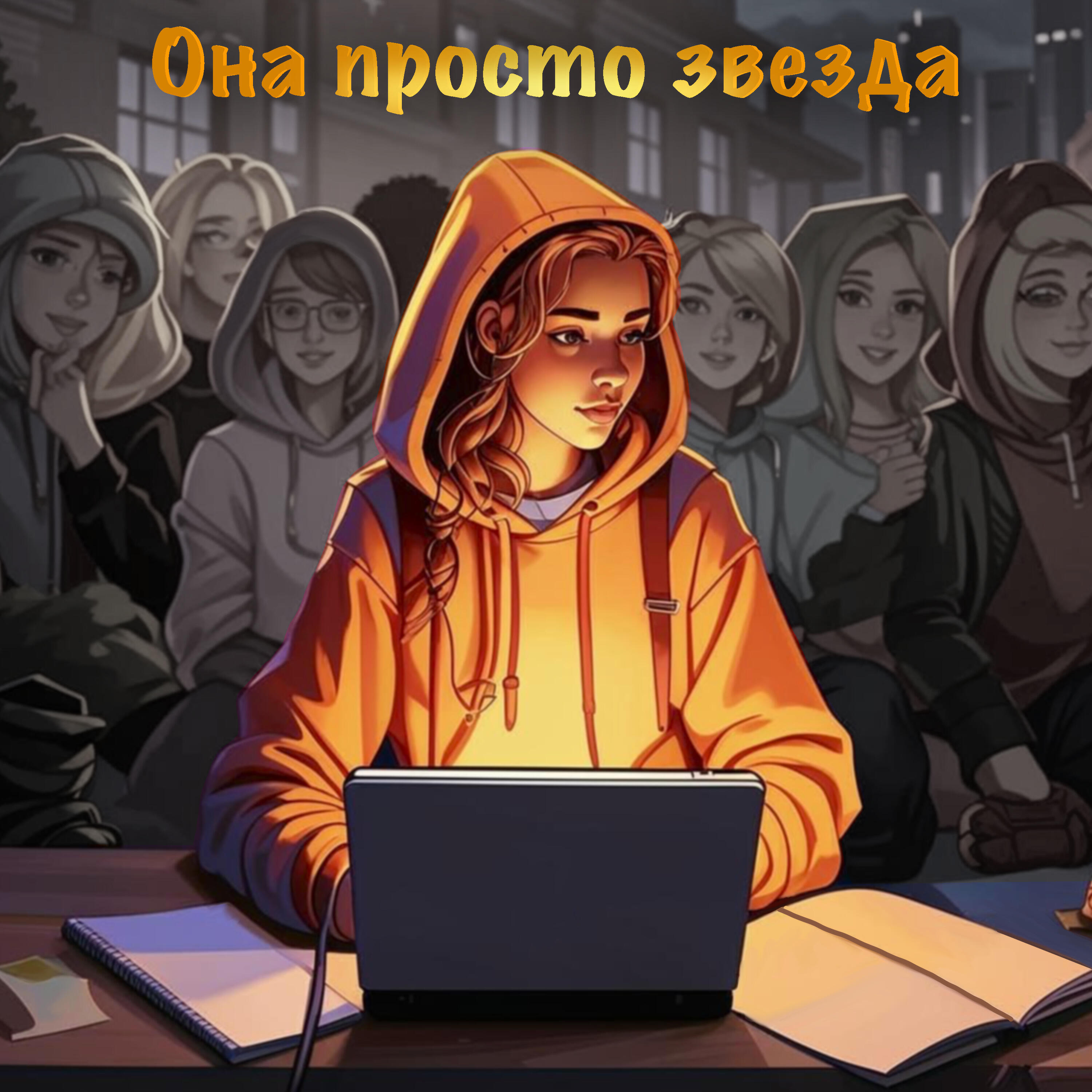 Постер альбома Она просто звезда