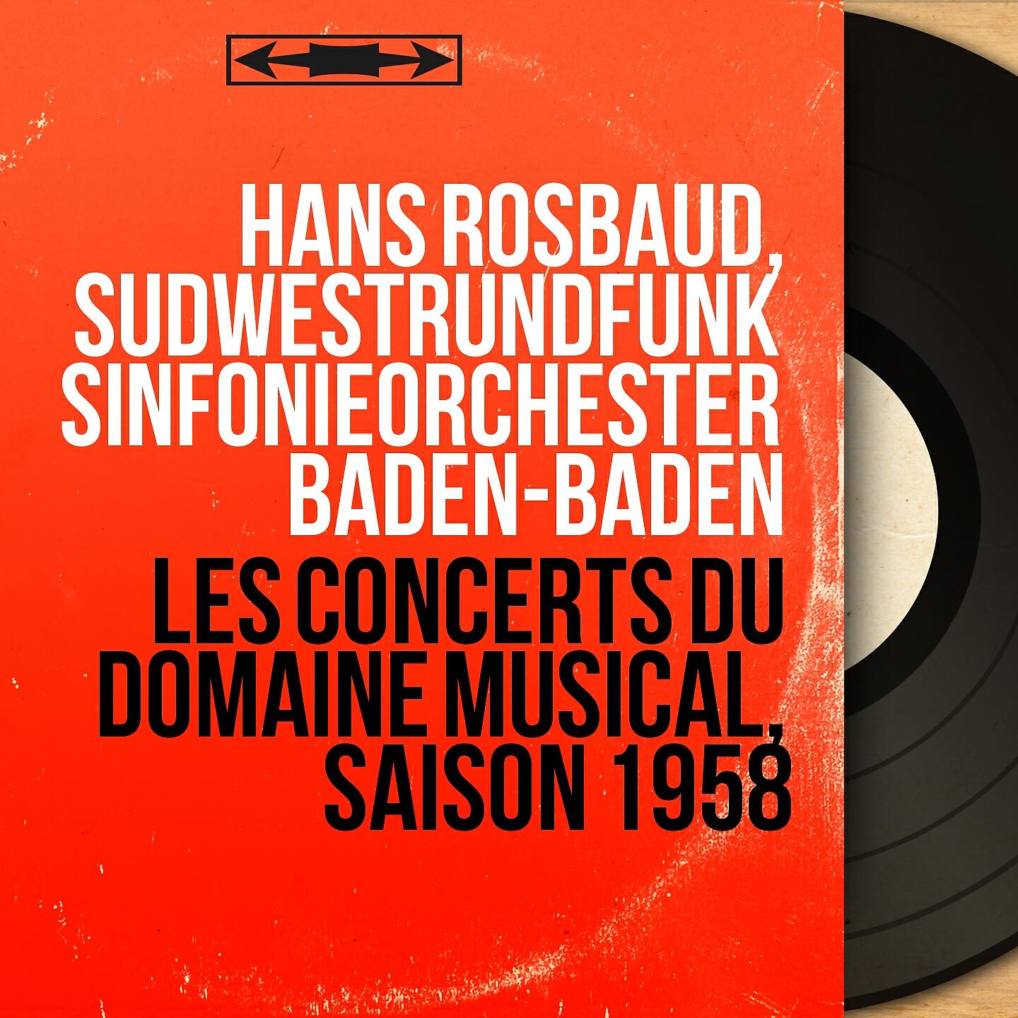 Релиз Les concerts du Domaine musical, saison 1958