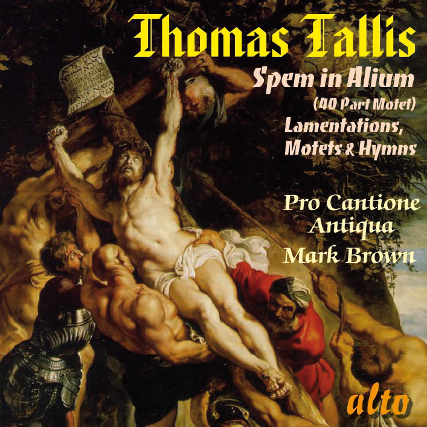 Релиз Tallis: Spem in Alium (40 Part Motet), Lamentations, Motets & Hymns