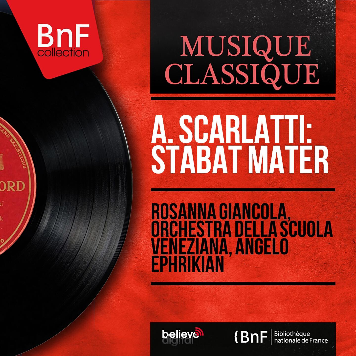 Релиз A. Scarlatti: Stabat Mater (Mono Version)