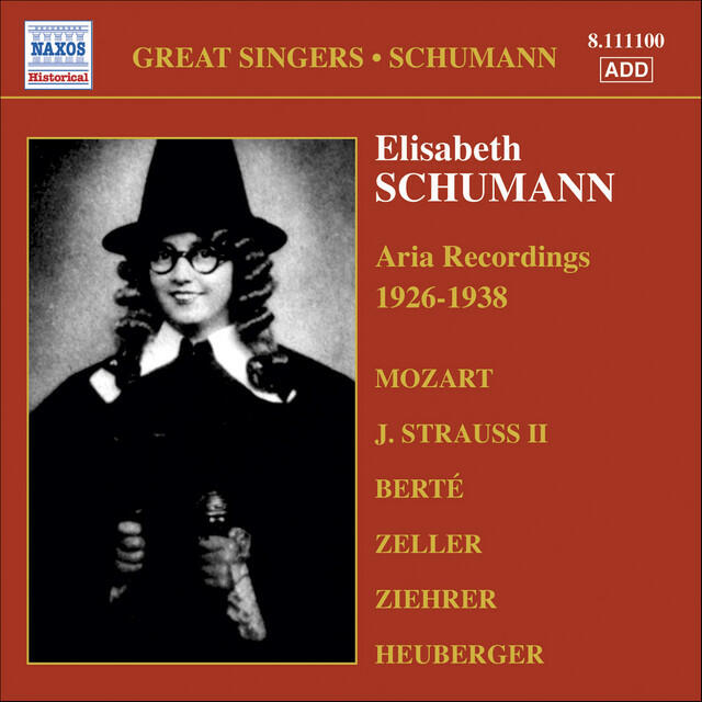 Релиз Schumann, Elisabeth: Mozart and Viennese Operetta Aria Recordings (1926-1938)