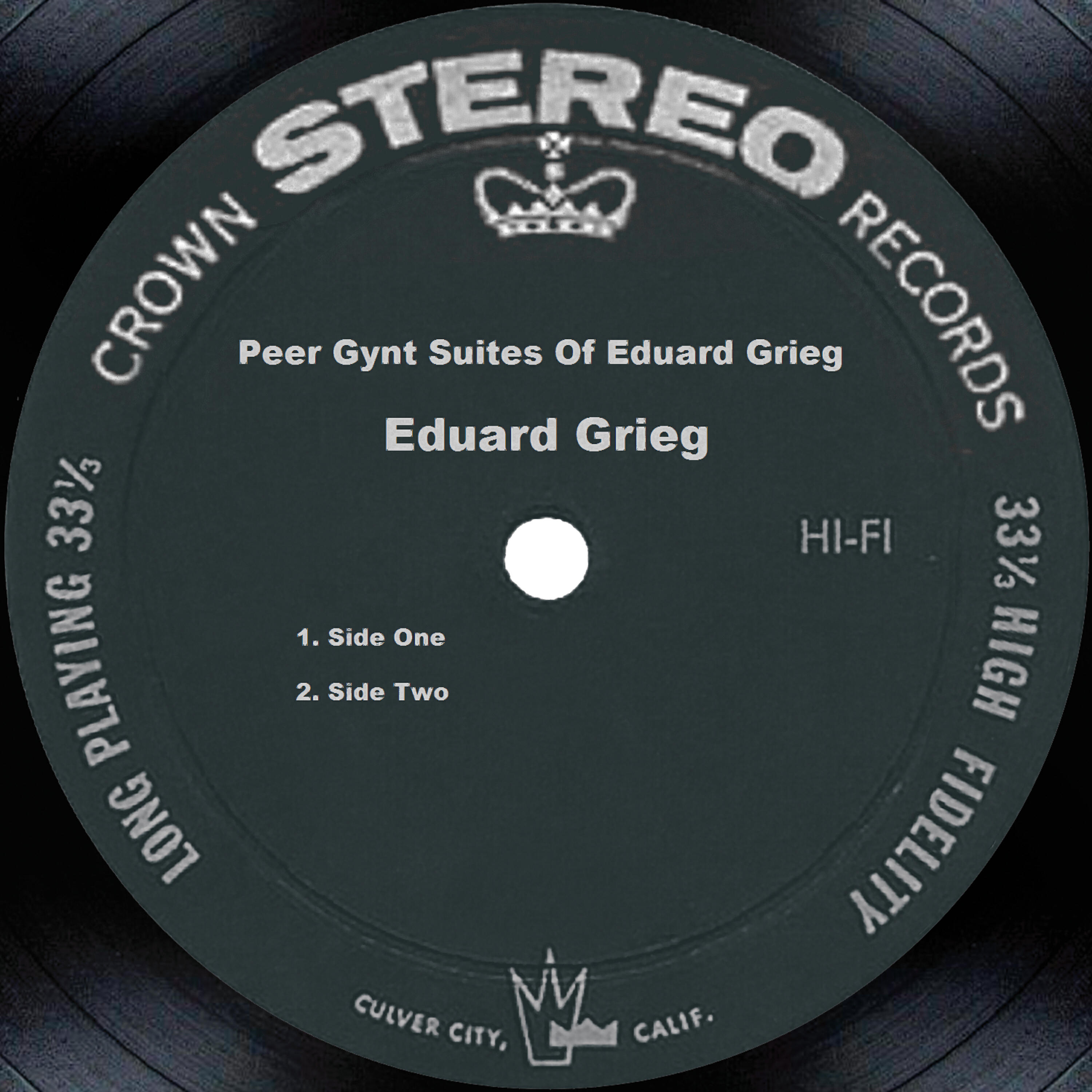 Релиз Peer Gynt Suites Of Eduard Grieg