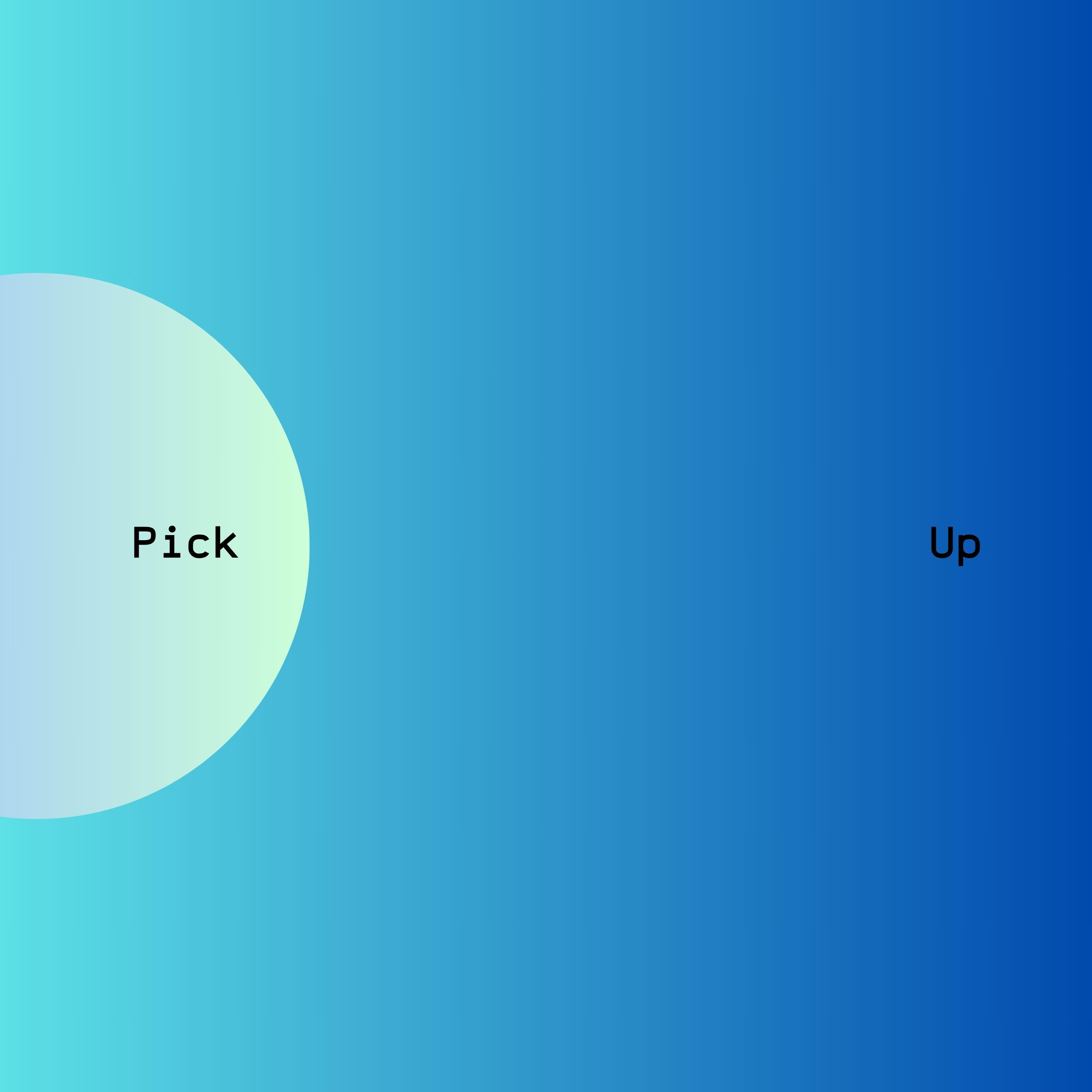 Релиз Pick Up