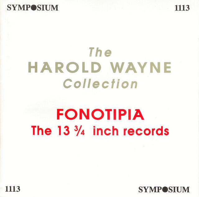 Релиз The Harold Wayne Collection, Vol. 13 (1904-1910)
