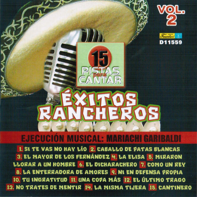 Релиз 15 Pistas para Cantar - Sing Along: Exitos Rancheros, Vol. 2