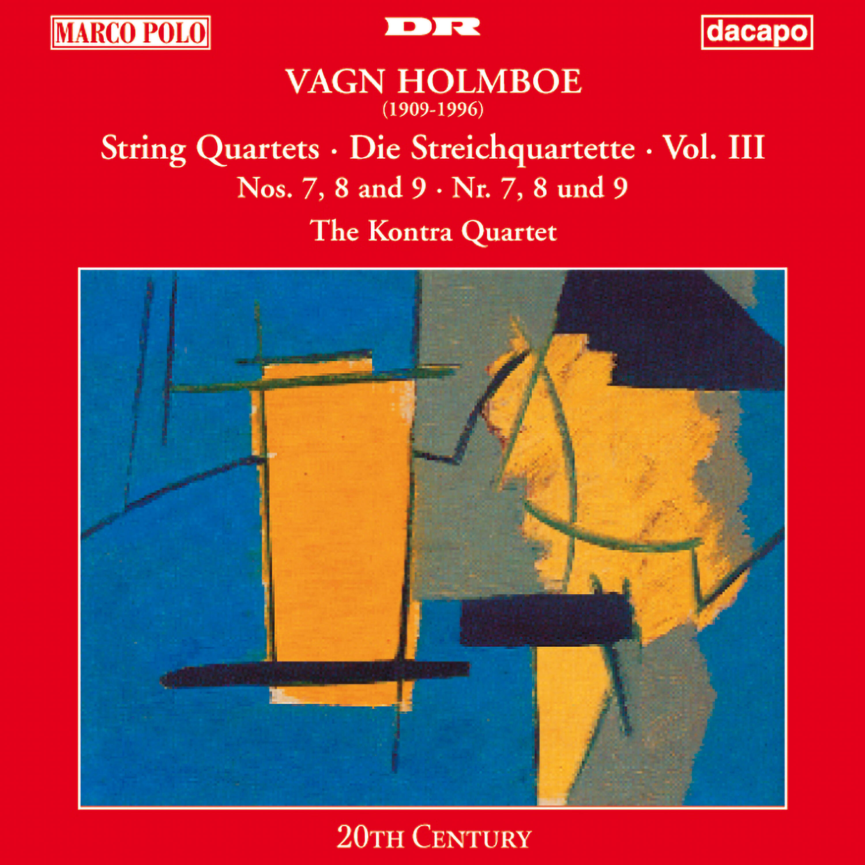 Релиз Holmboe: String Quartets Nos. 7, 8 & 9