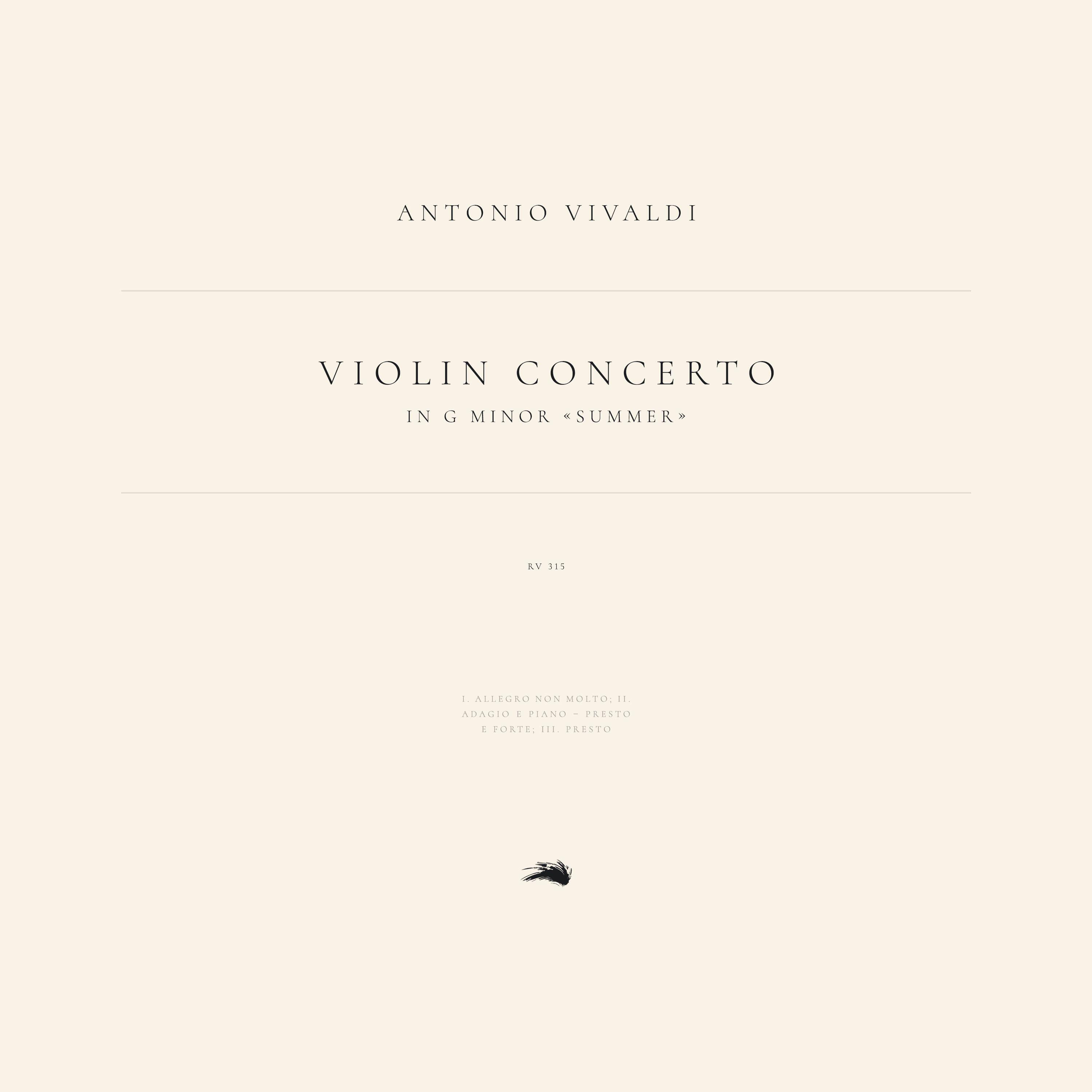 Релиз 4 Seasons: Violin Concerto No. 2 in G Minor 'Summer', Op. 8, RV 315
