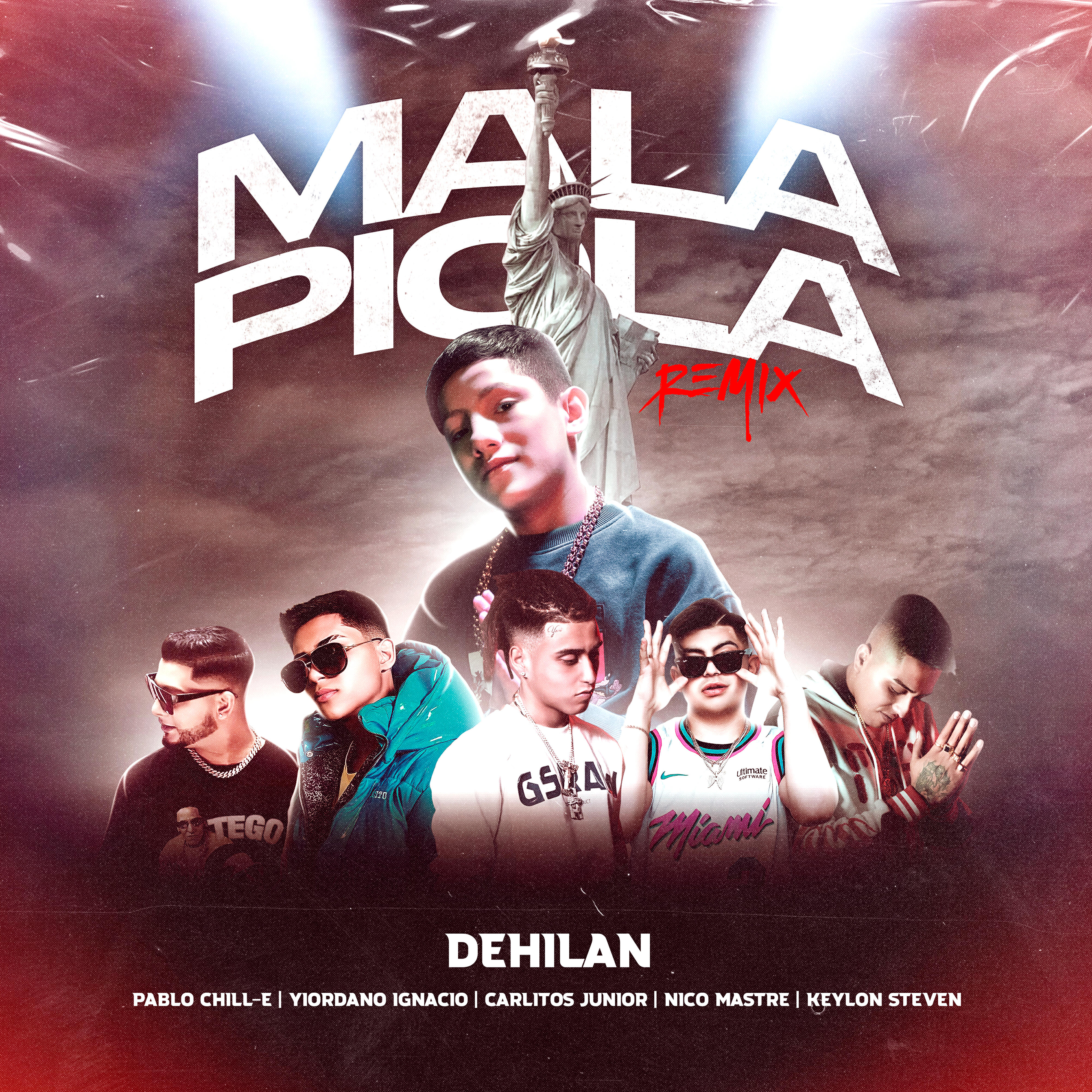 Скачать песню Dehilan, Nico Mastre, Pablo Chill-E, Yiordano Ignacio, Carlitos Junior, Keylon - Mala Piola (Remix) бесплатно в MP3 для Android и iOS