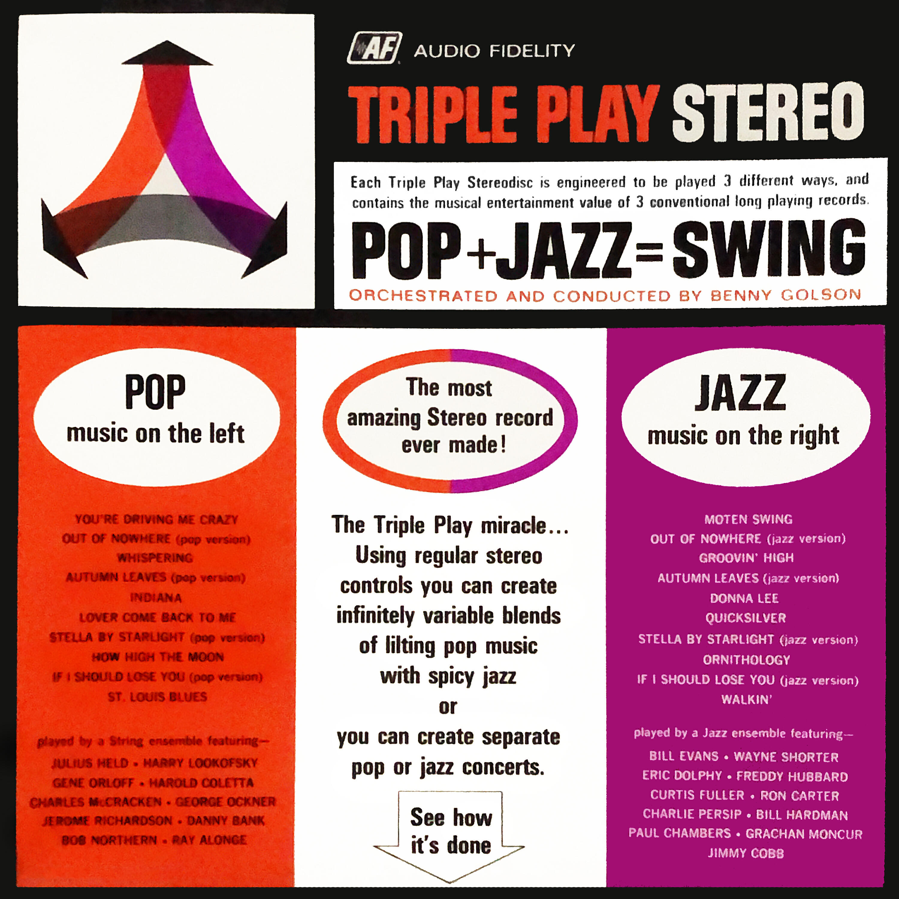 Релиз Triple Play Stereo Pop + Jazz = Swing