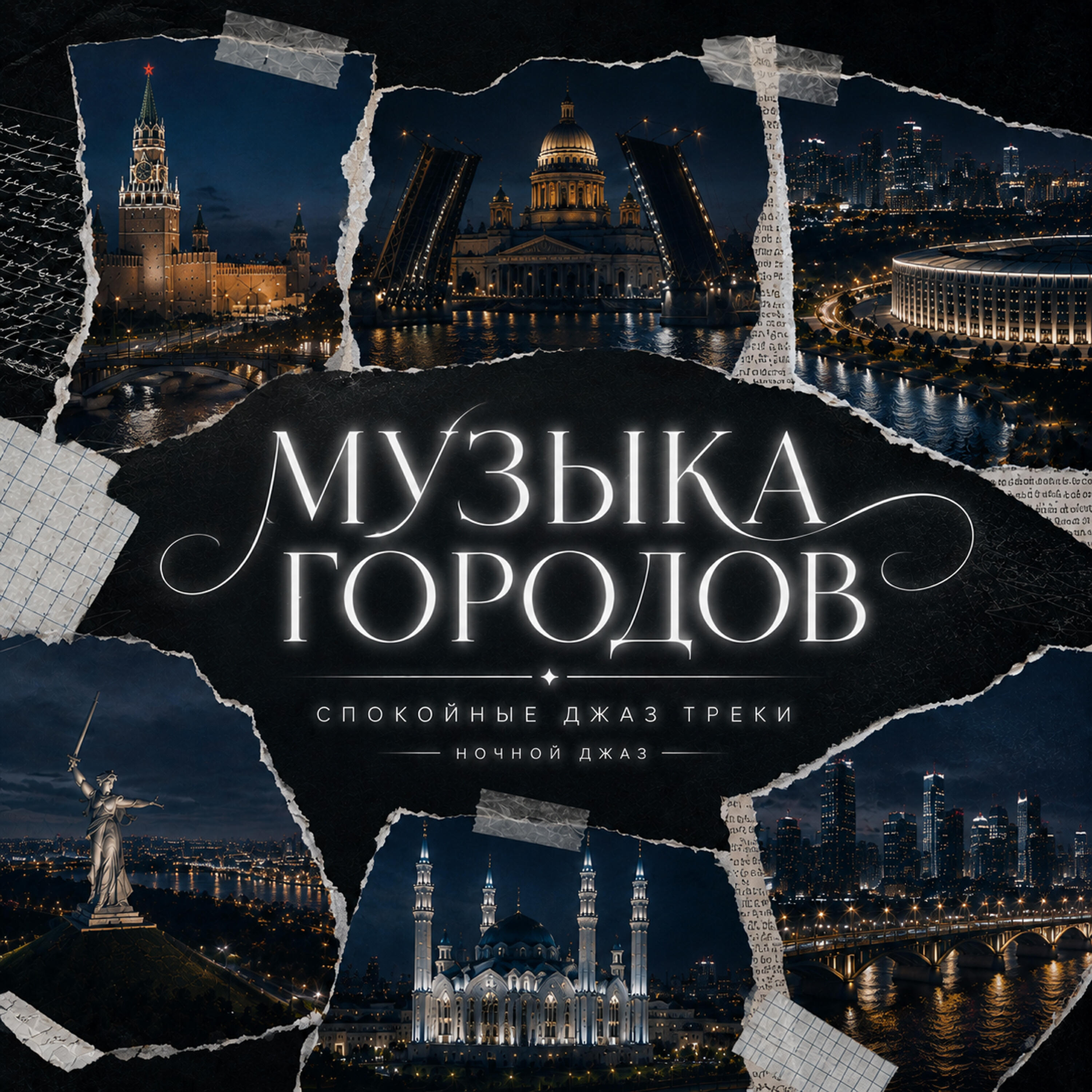 Релиз Музыка Городов. Спокойные Джаз треки