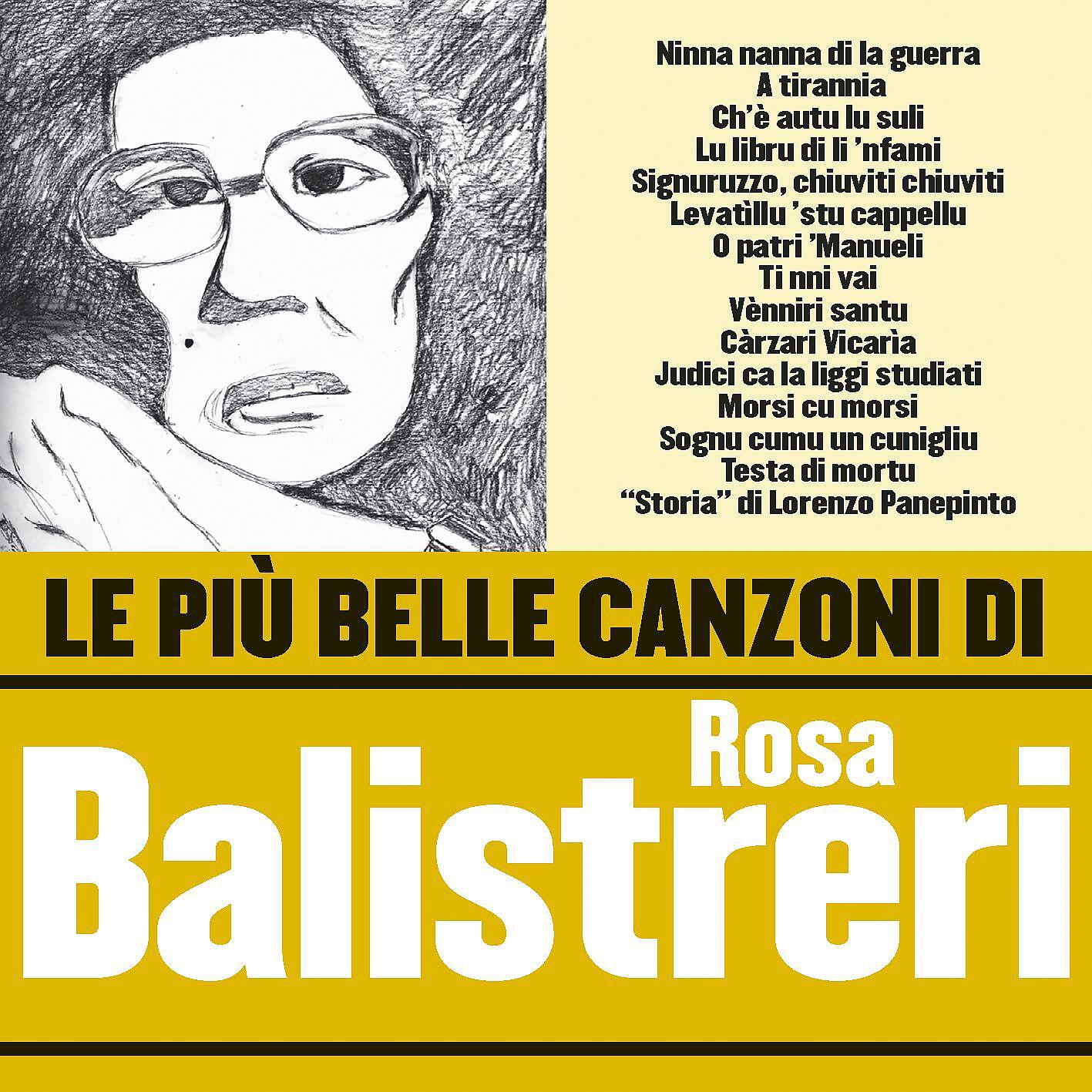 Релиз Le più belle canzoni di Rosa Balistreri