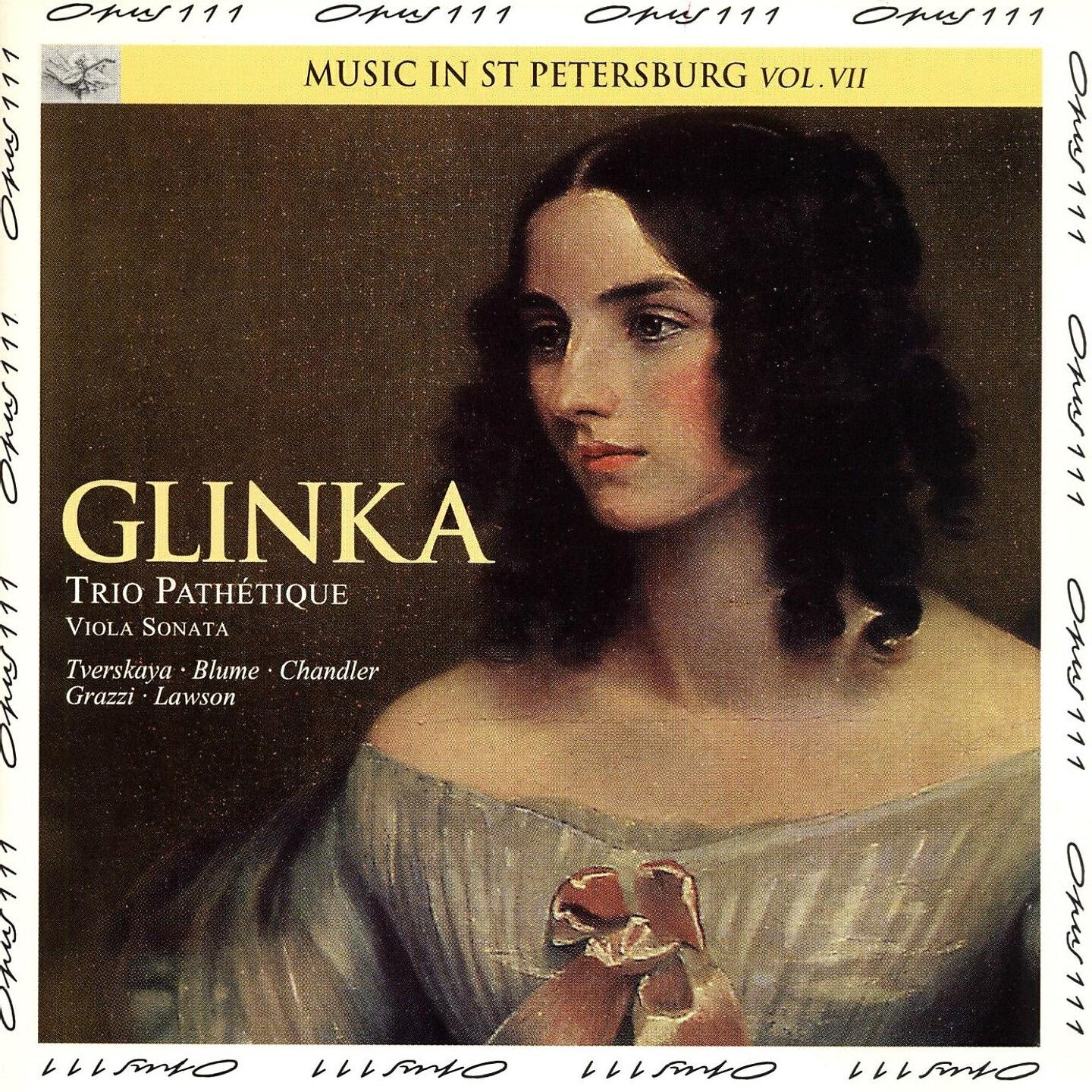 Релиз Glinka: Trio pathétique, Viola Sonata