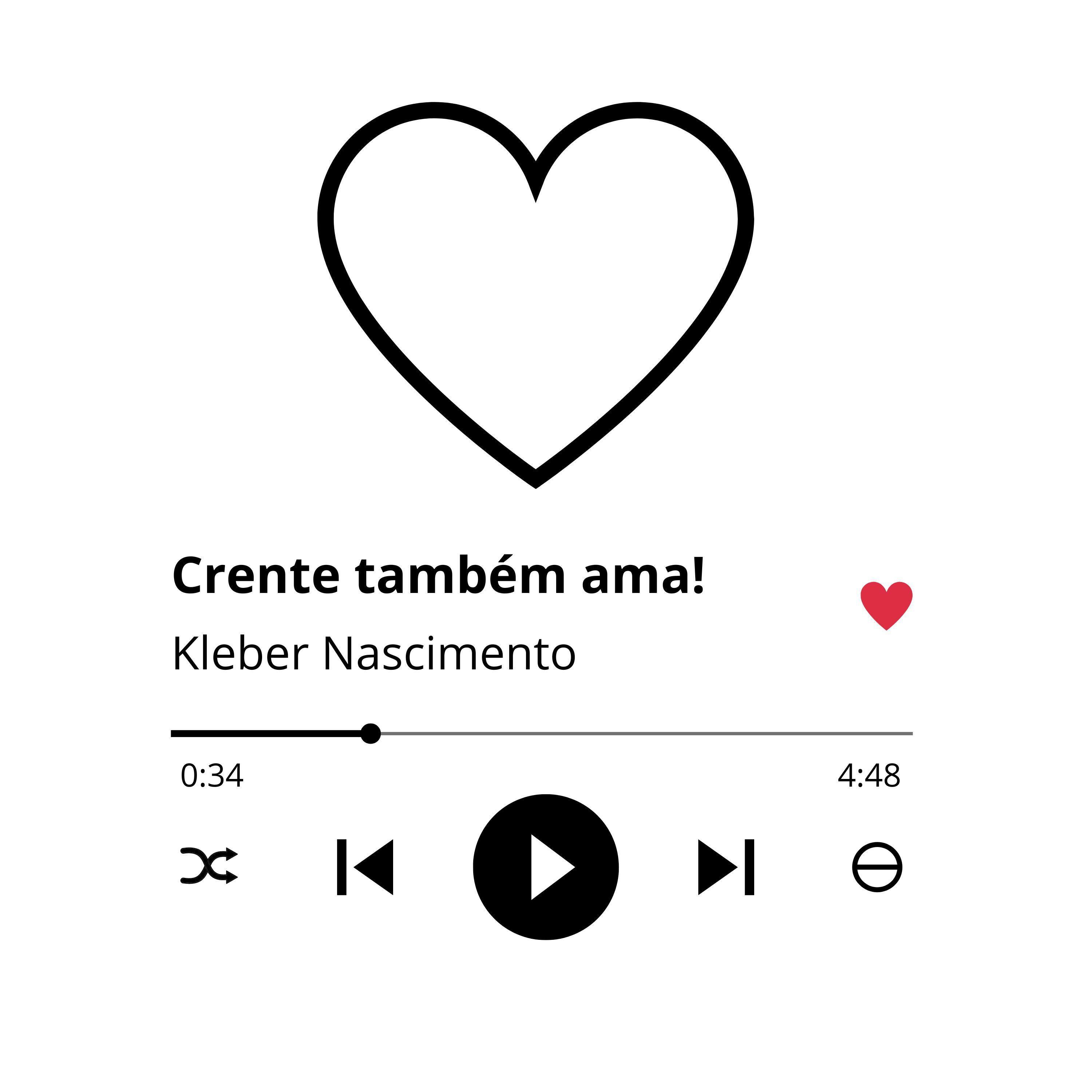 Постер альбома Crente Também Ama