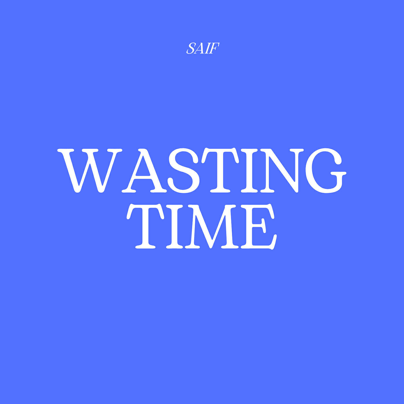 Релиз Wasting Time