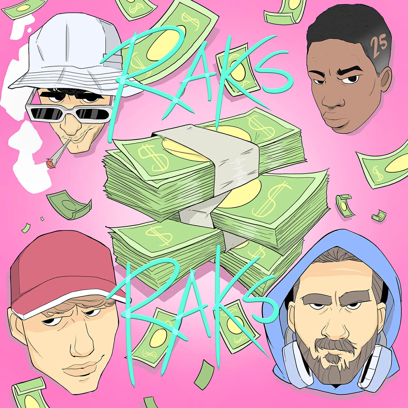 Скачать песню Ybg, Twenty5, Nessyu, Loop, Cosmic - RACKS RACKS бесплатно в MP3 для Android и iOS