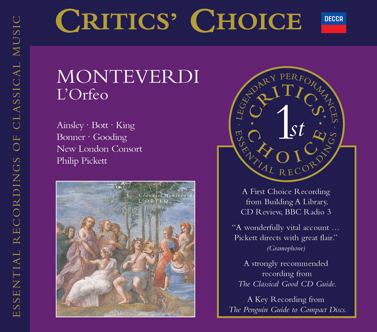 Релиз Monteverdi: L'Orfeo