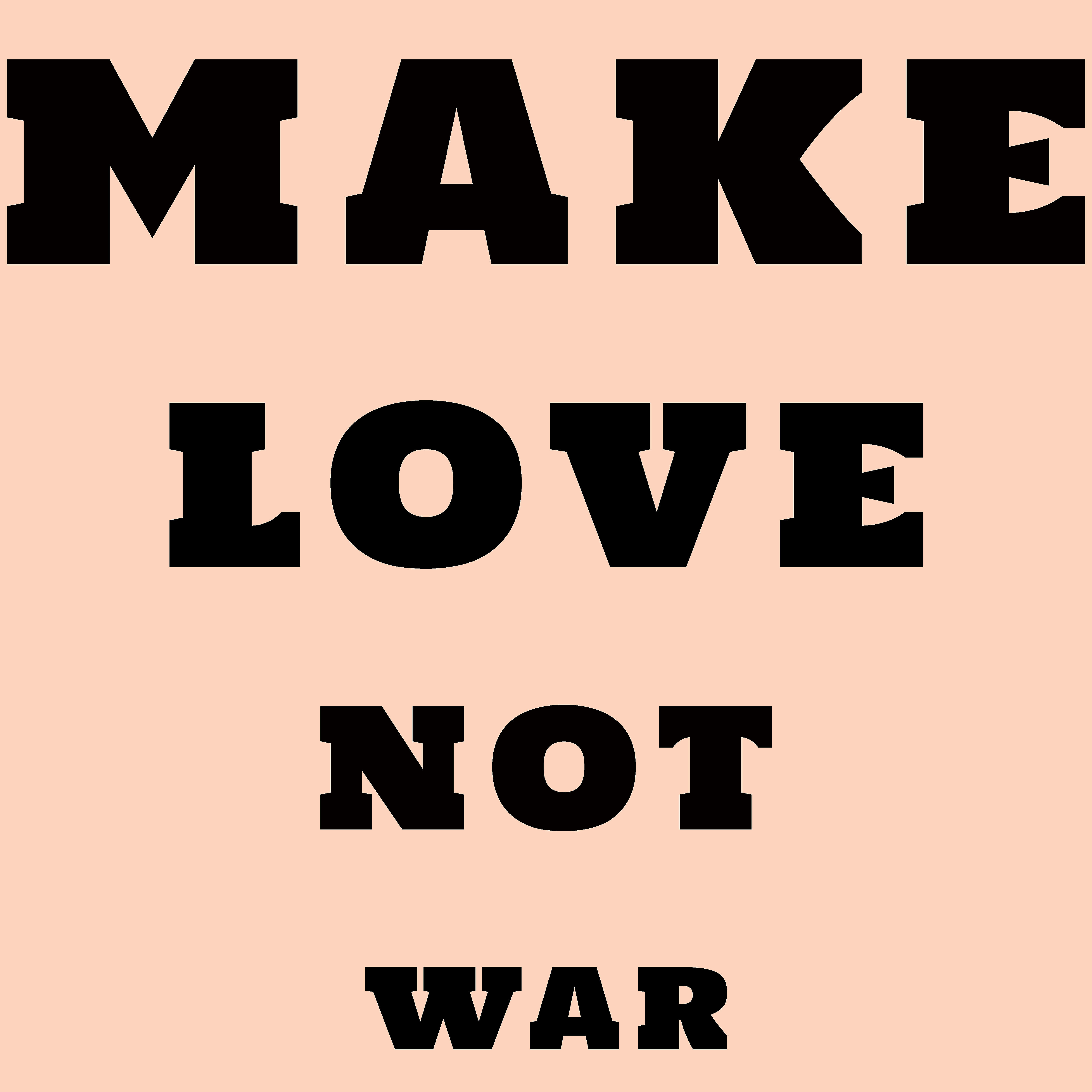 Релиз Make Love Not War