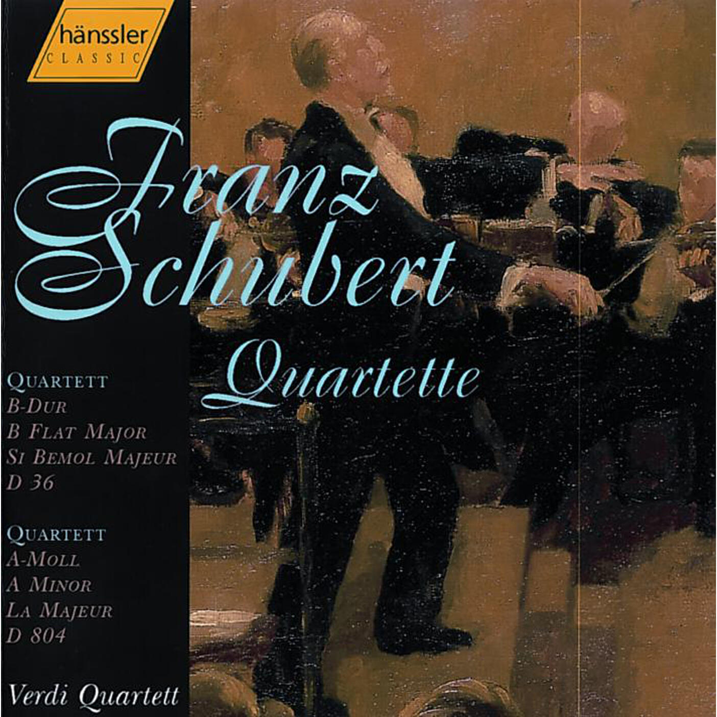 Релиз Schubert: String Quartet No. 13 in A Minor, D. 804 - String Quartet No. 3 in B-Flat Major, D. 36