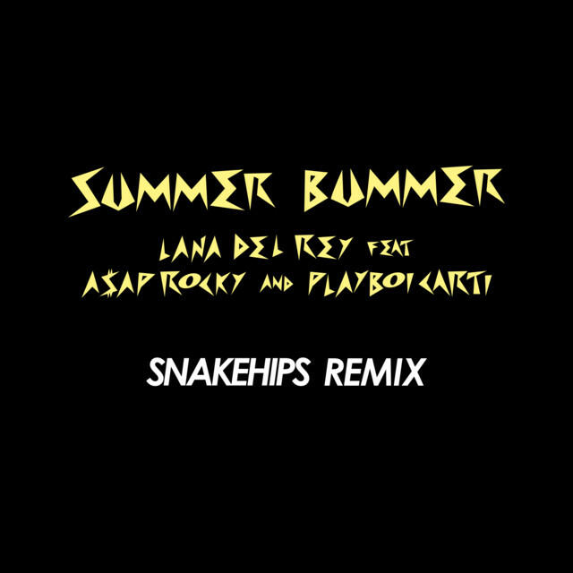 Релиз Summer Bummer (Snakehips Remix)