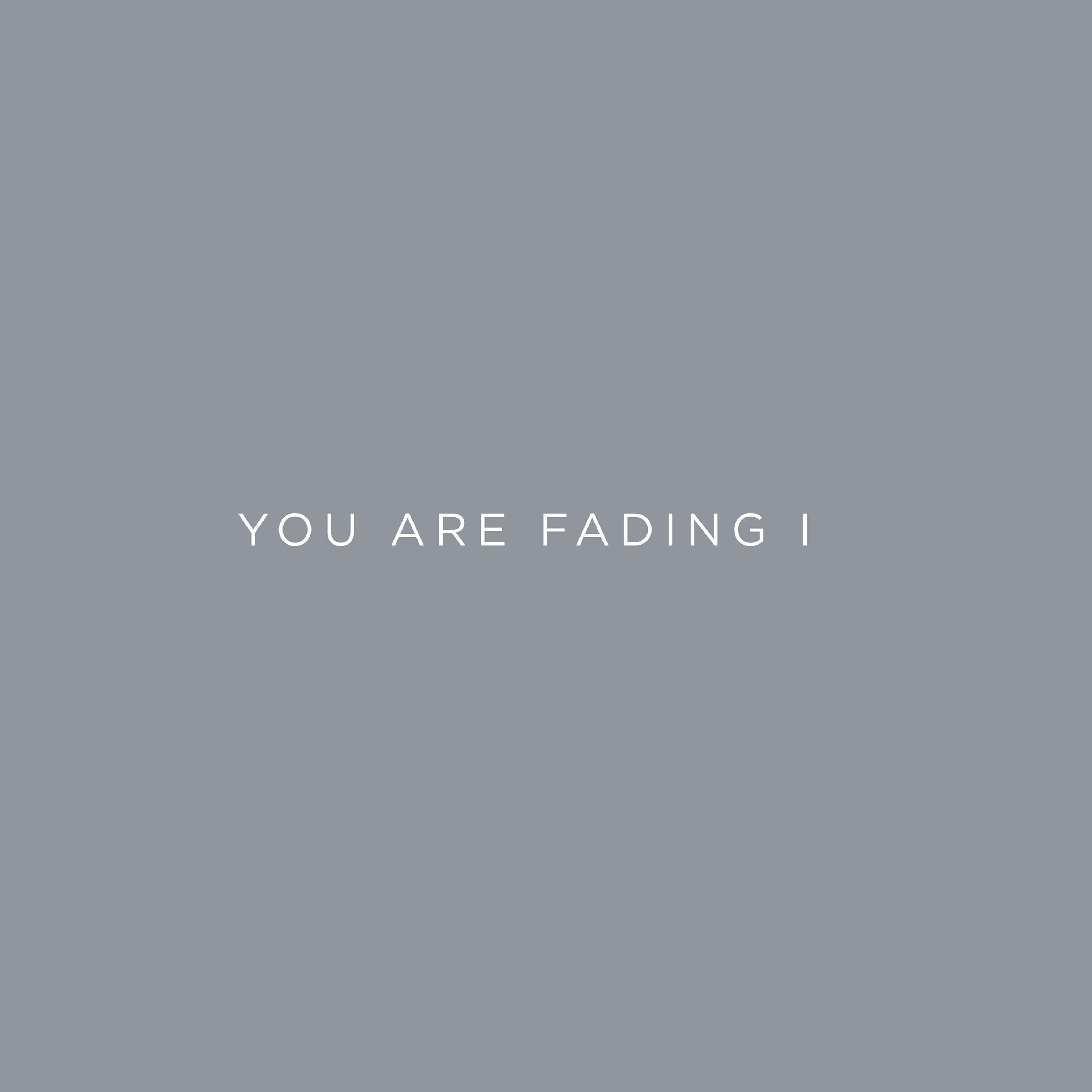 Релиз You Are Fading, Vol. 1 (Bonus Tracks 2005 - 2010)