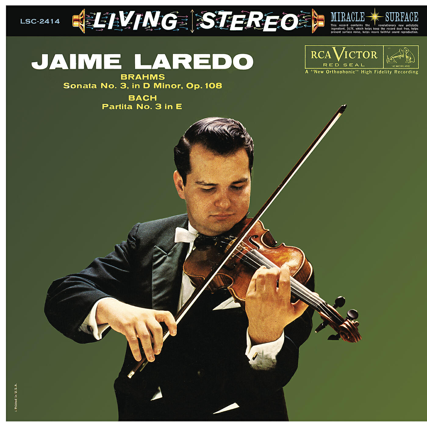Релиз Jaime Laredo Plays Brahms & Bach