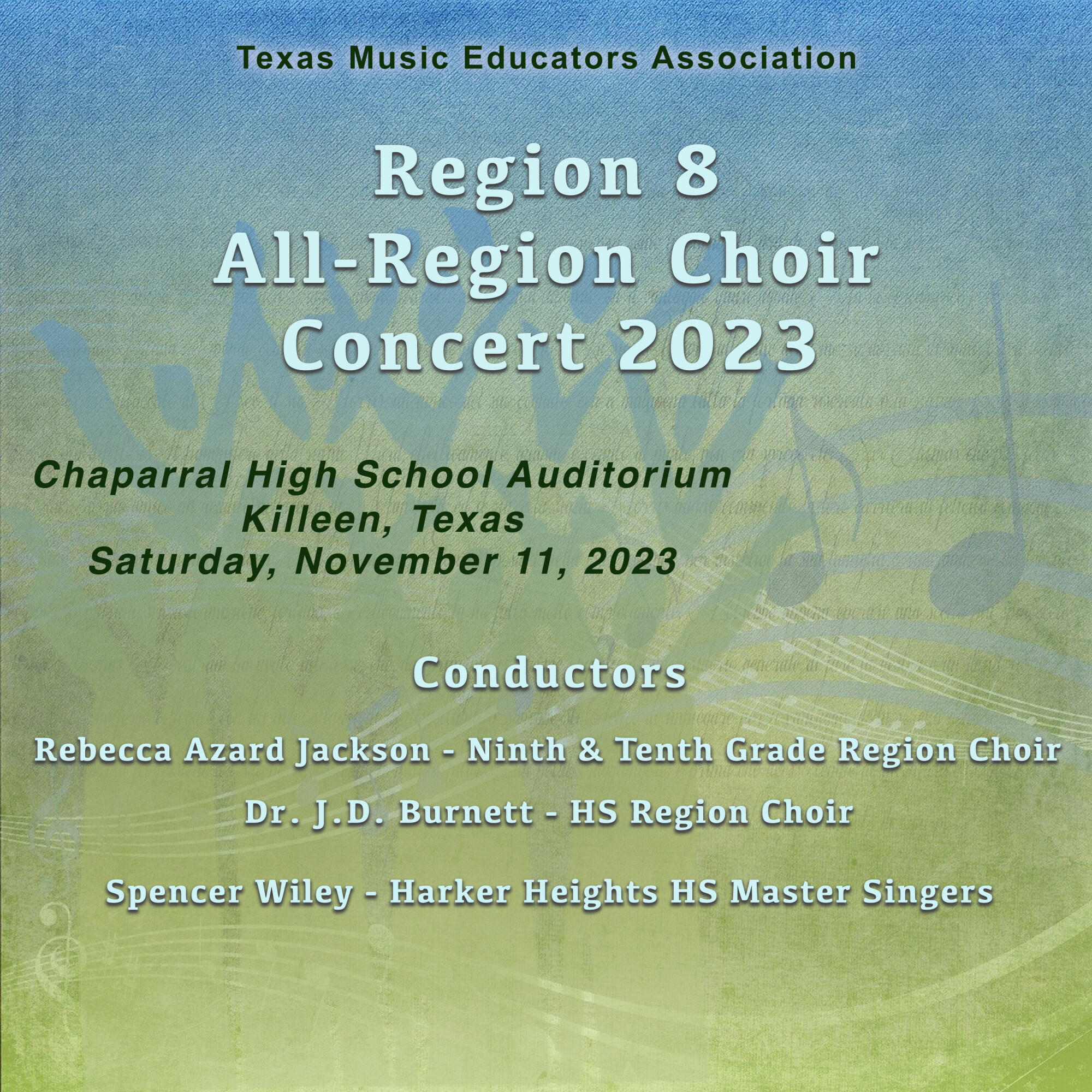 Релиз Texas Music Educators Association Region 8 High School Choirs 2023 (Live)