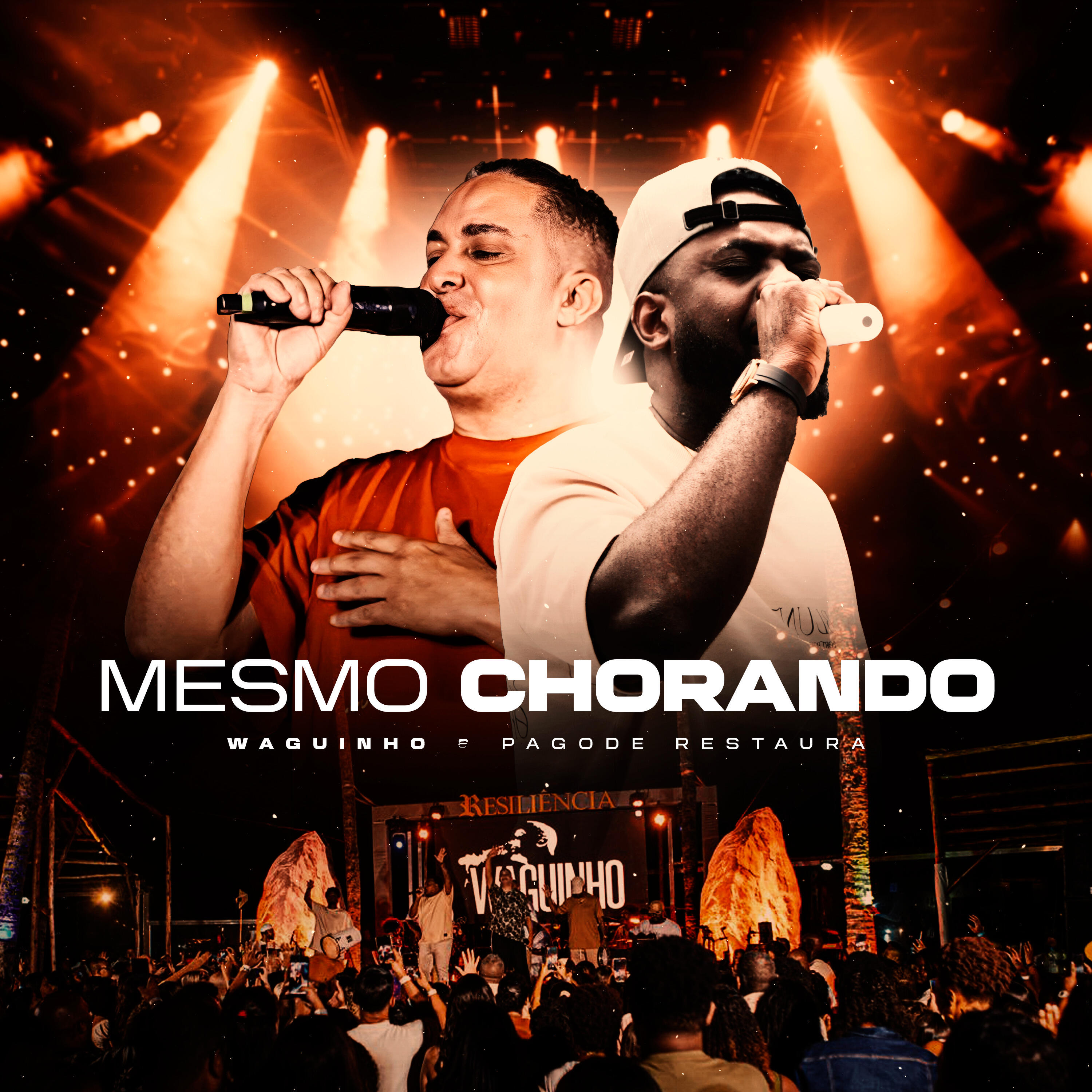 Релиз Mesmo Chorando (Ao Vivo)