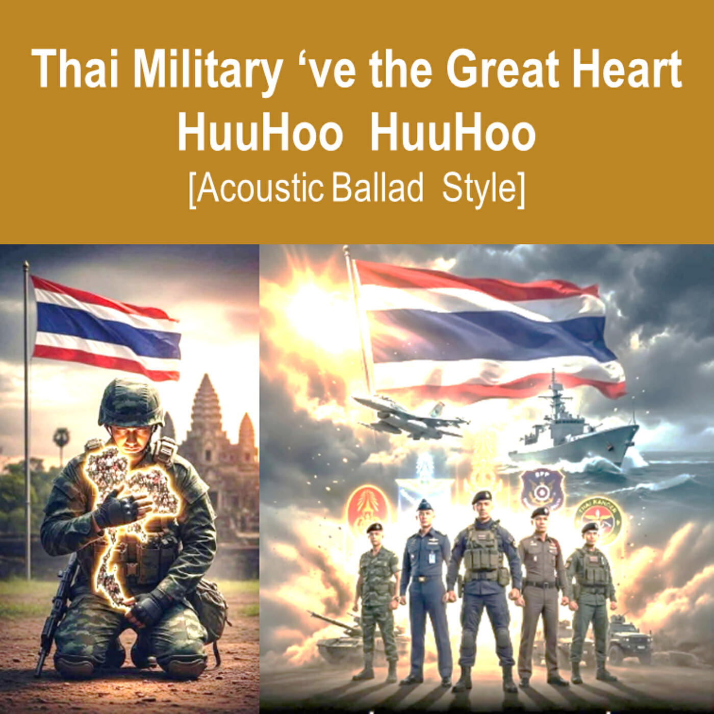 Релиз Thai Military 've the Great Heart HuuHoo HuuHoo (Acoustic Ballad Style)