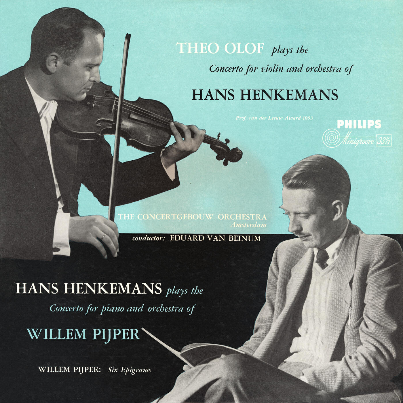 Релиз Pijper: Piano Concerto; Henkemans: Violin Concerto