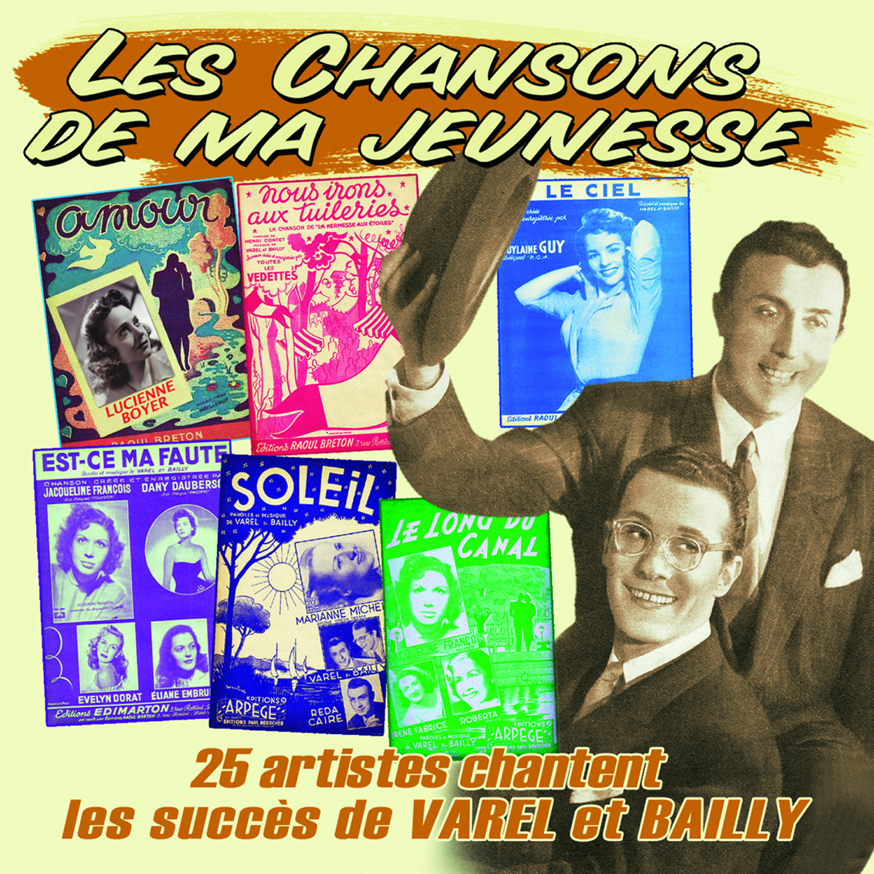 Релиз 25 artistes chantent les succès de Varel et Bailly (Collection "Les chansons de ma jeunesse")