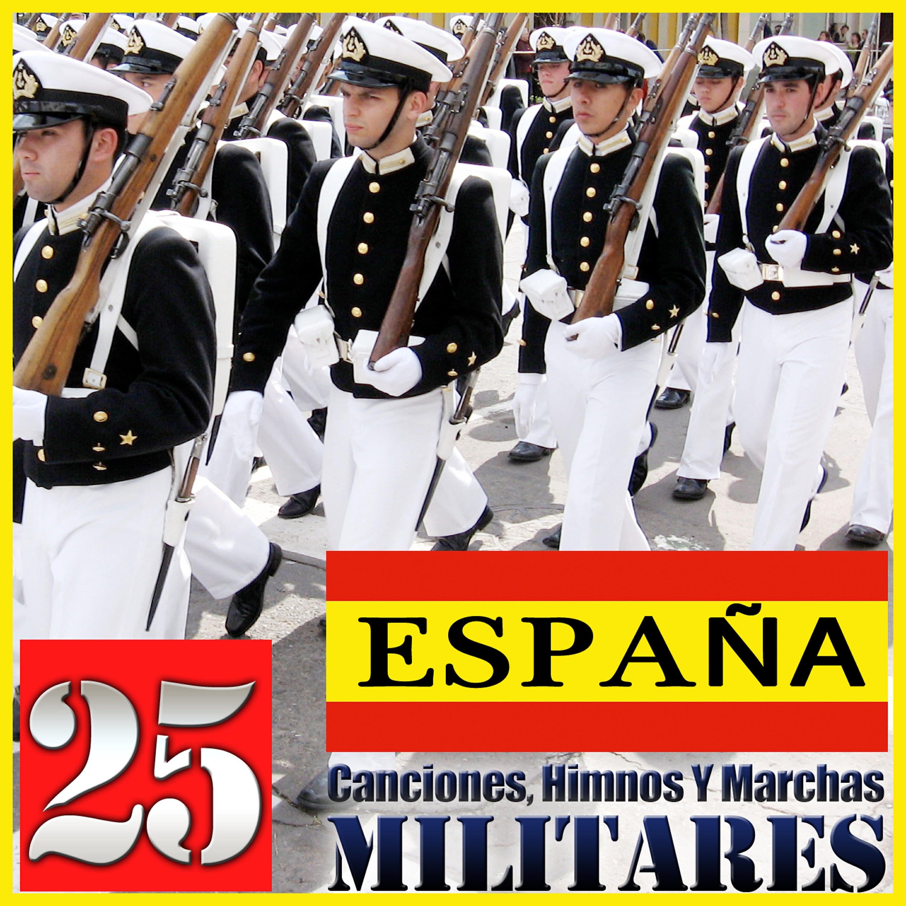 Релиз España. 25 Canciones, Himnos y Marchas Militares