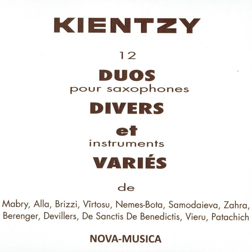 Релиз 12 Duos pour saxophones divers et instruments variés