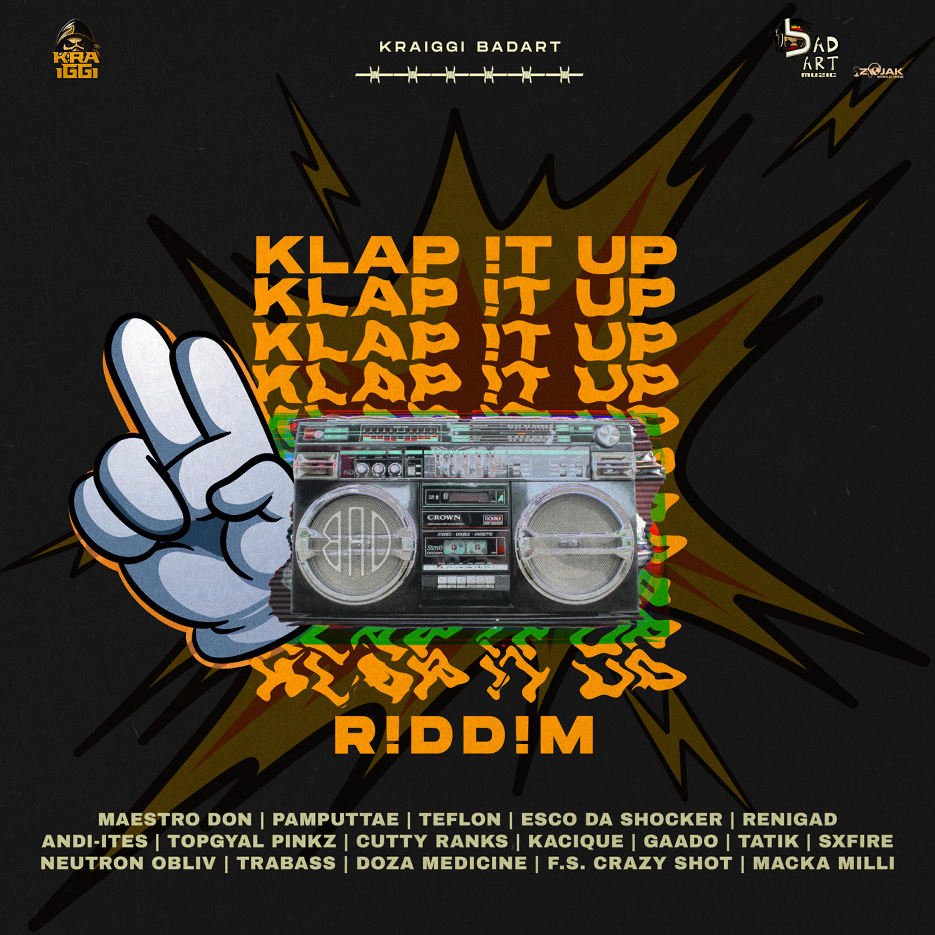 Релиз KraiGGi BaDArT presents: Klap It Up Riddim