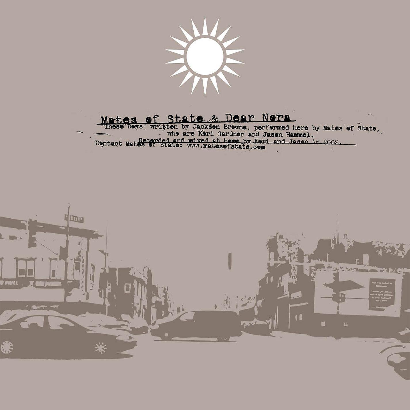 Релиз Mates of State / Dear Nora Split